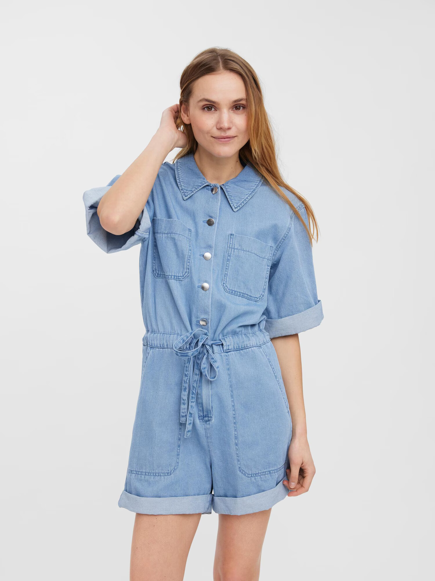 VERO MODA Kombinezon 'LILIA' moder denim - Pepit.si