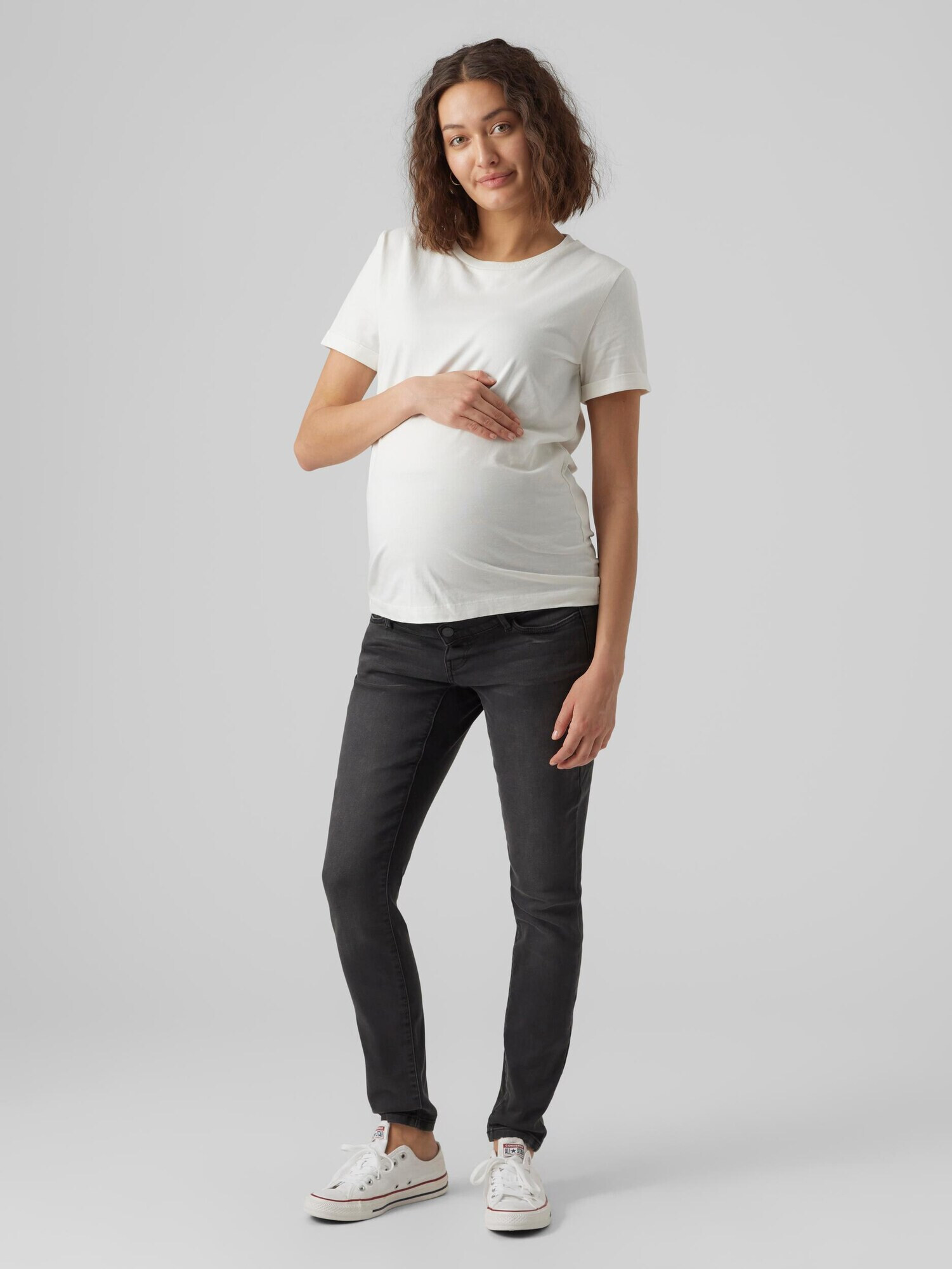 Vero Moda Maternity Kavbojke 'LARA' siv denim - Pepit.si