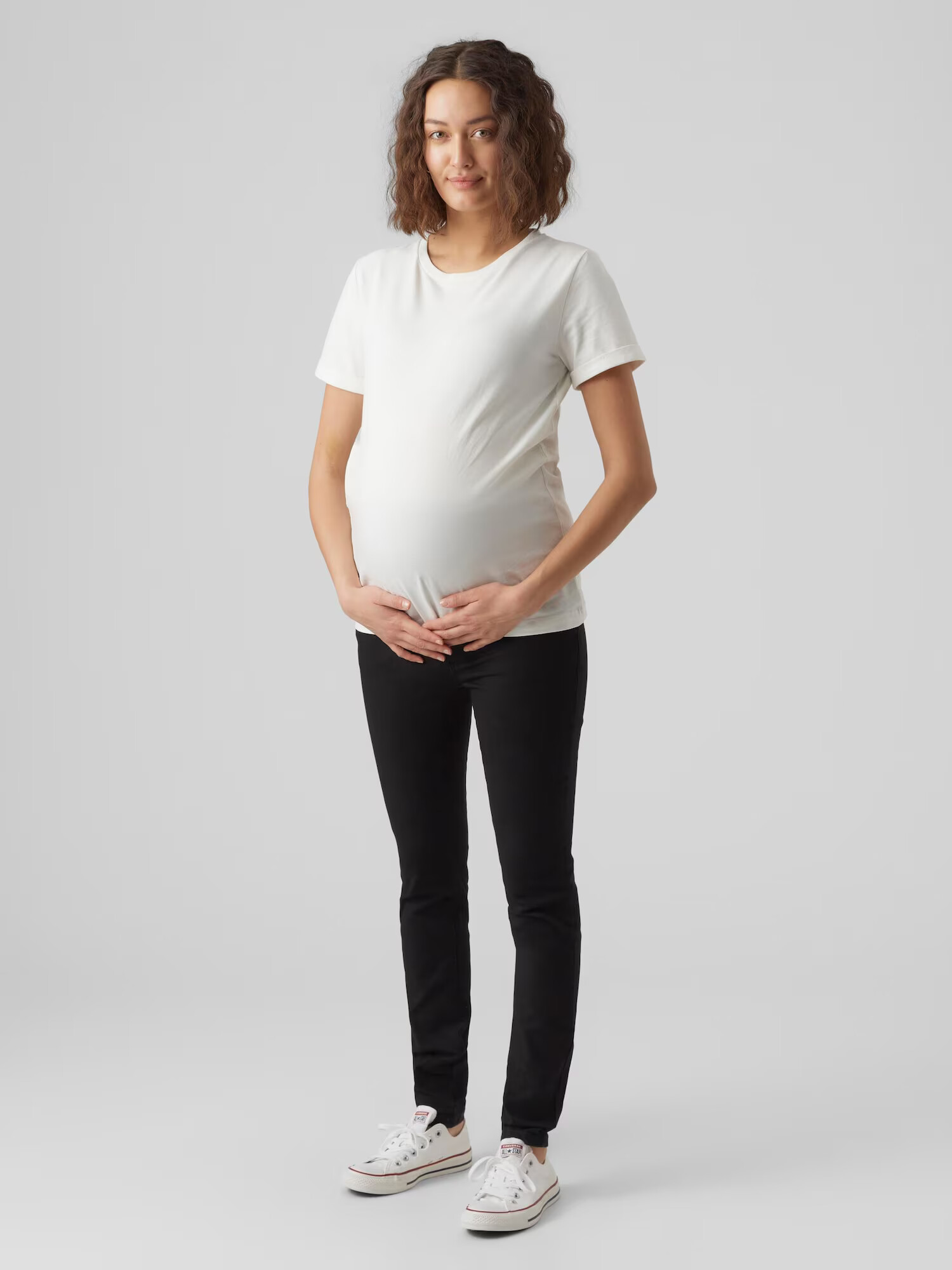 Vero Moda Maternity Kavbojke 'Tanya' črn denim - Pepit.si