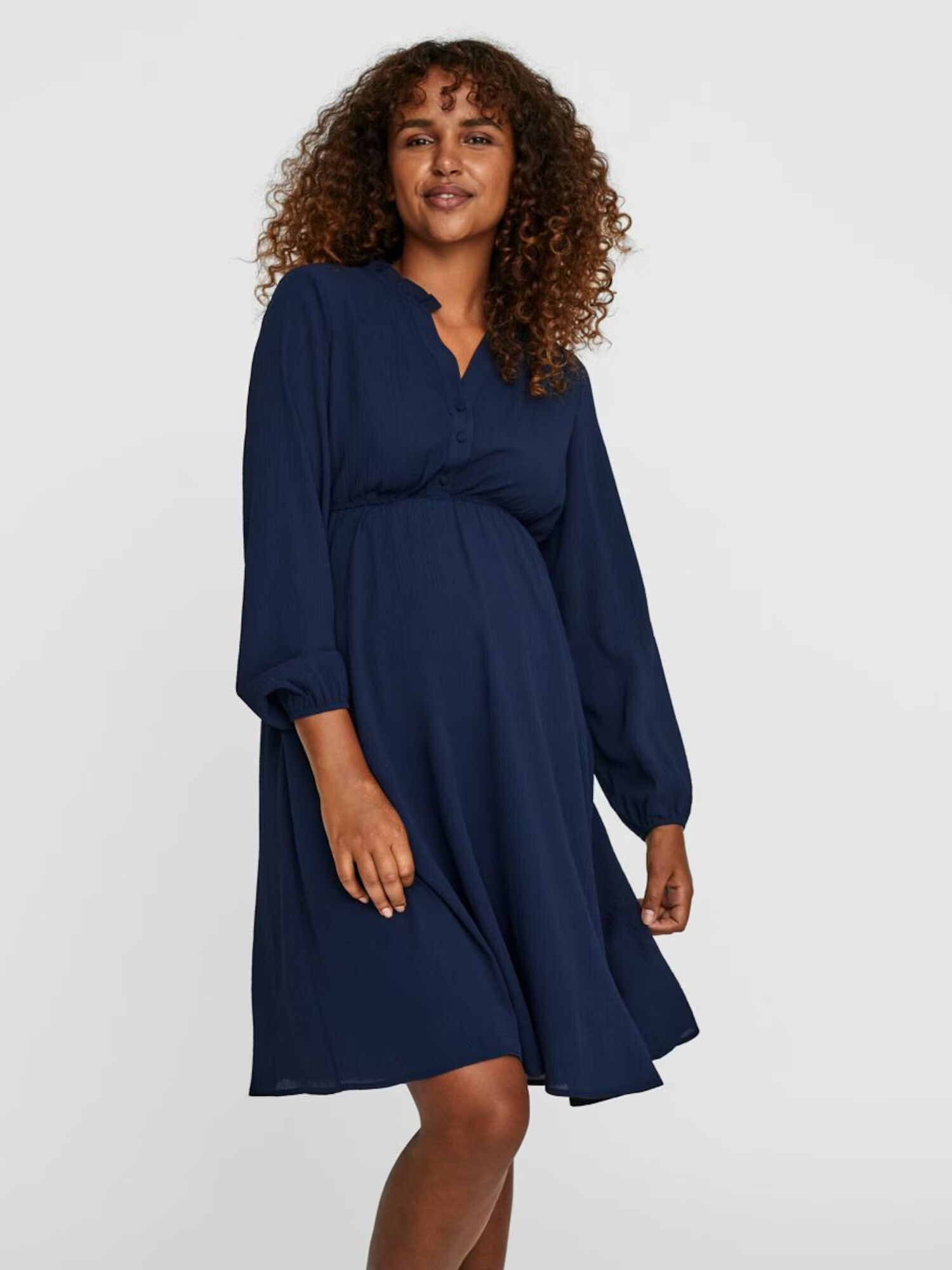 Vero Moda Maternity Obleka 'Maya' modra - Pepit.si