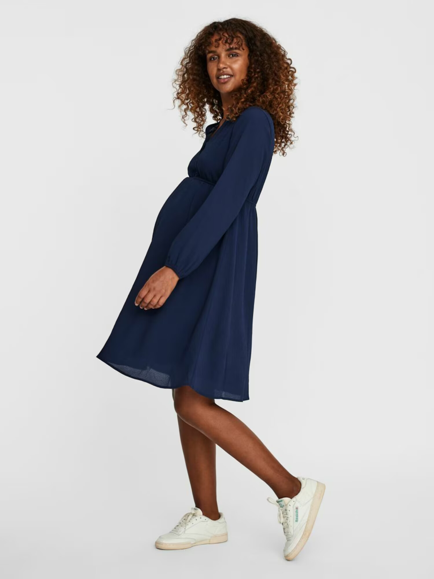 Vero Moda Maternity Obleka 'Maya' modra - Pepit.si