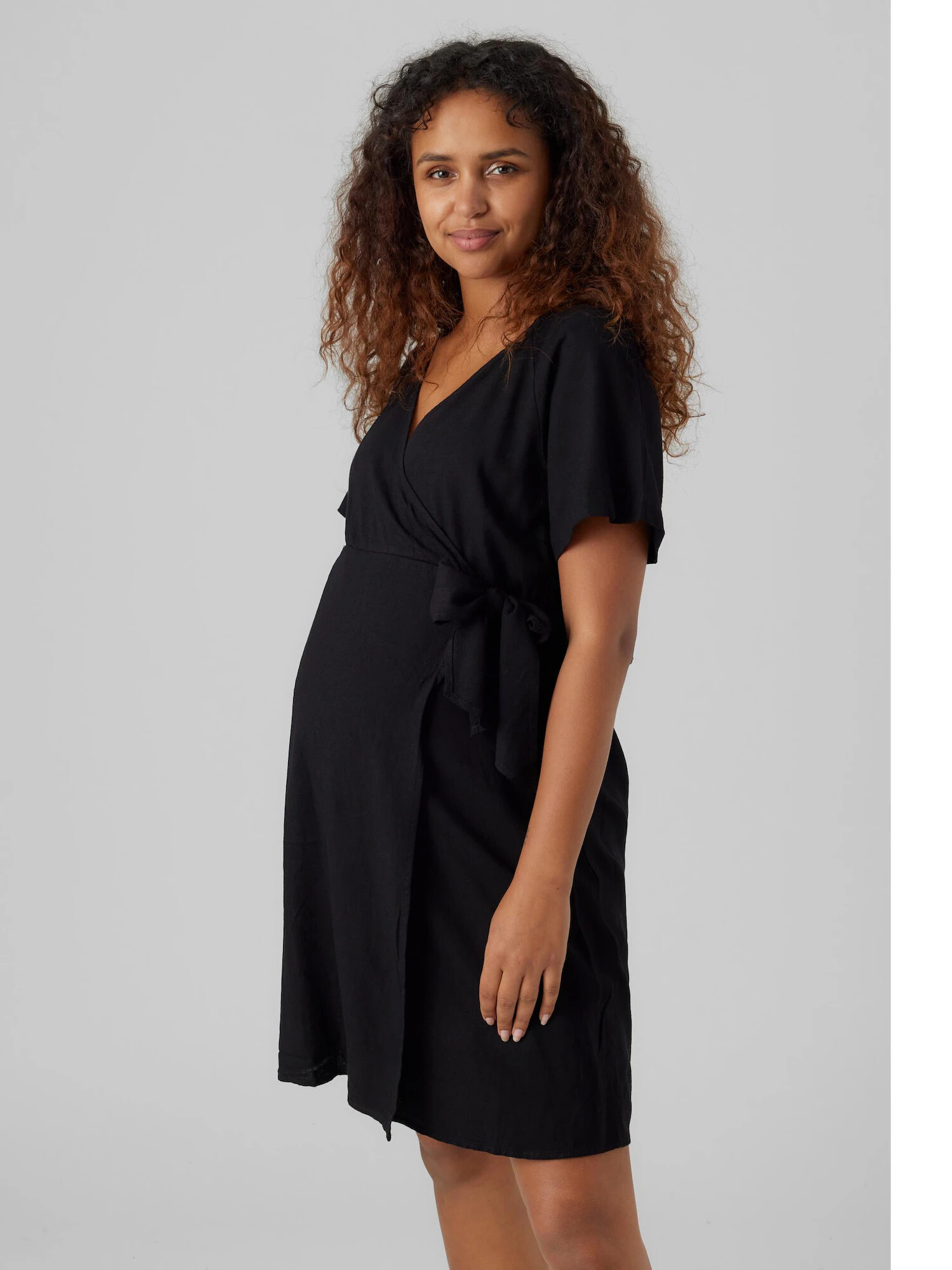 Vero Moda Maternity Obleka 'MYMILO' črna - Pepit.si