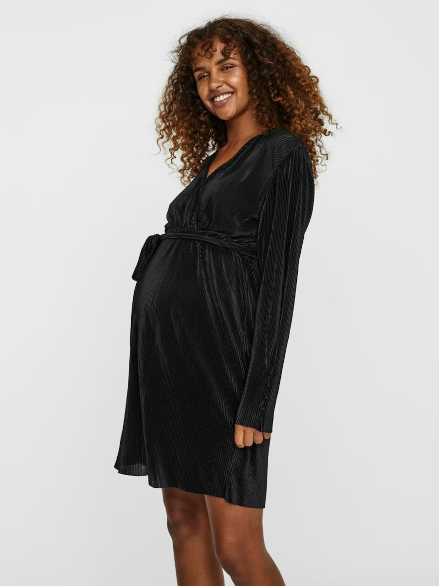 Vero Moda Maternity Obleka 'Tessie' črna - Pepit.si