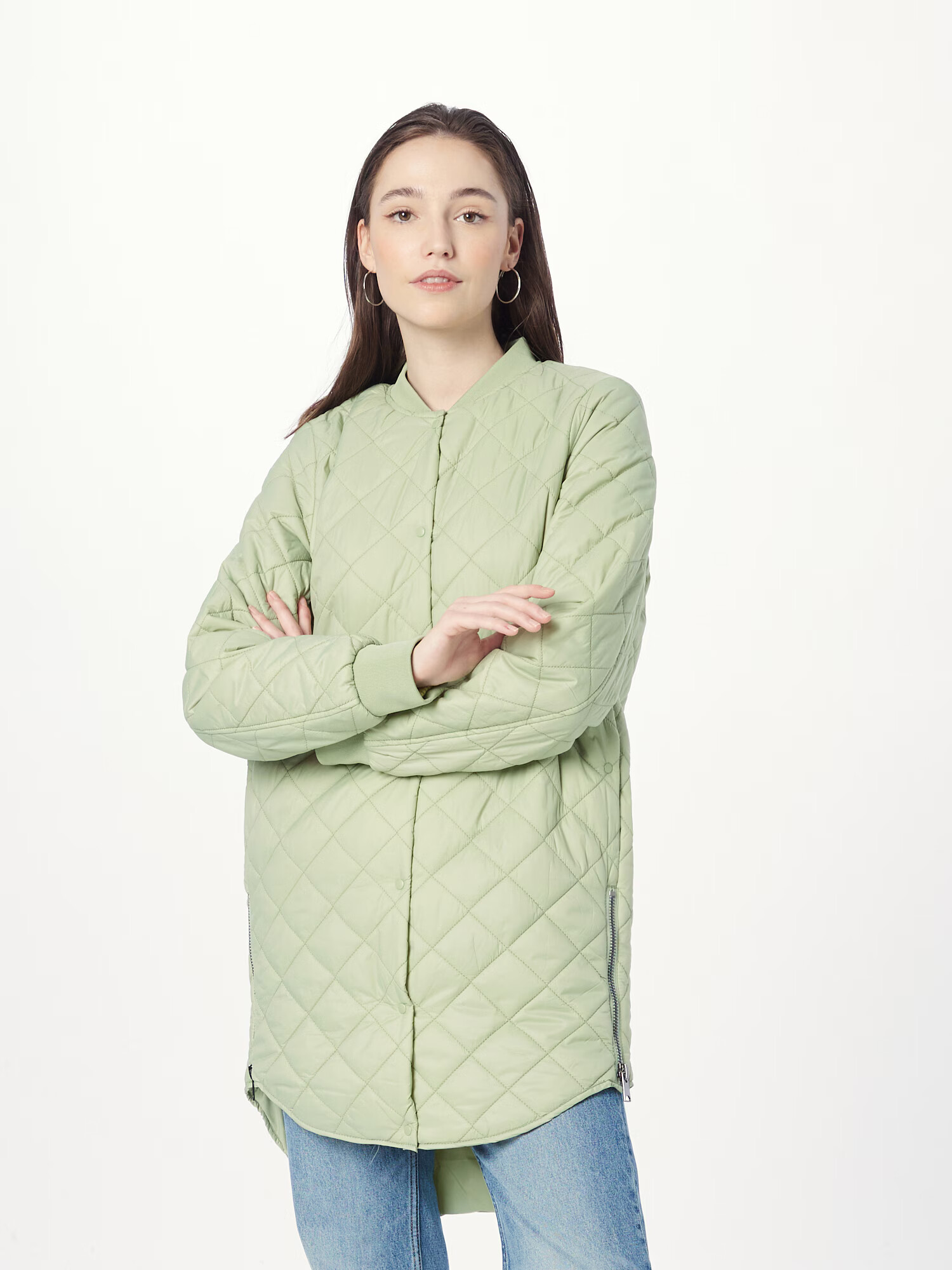 VERO MODA Prehodna jakna 'HAYLE' pastelno zelena - Pepit.si