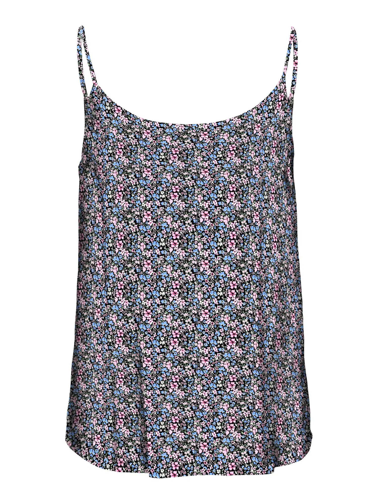 VERO MODA Top 'EASY' modra / zelena / svetlo roza / bela - Pepit.si