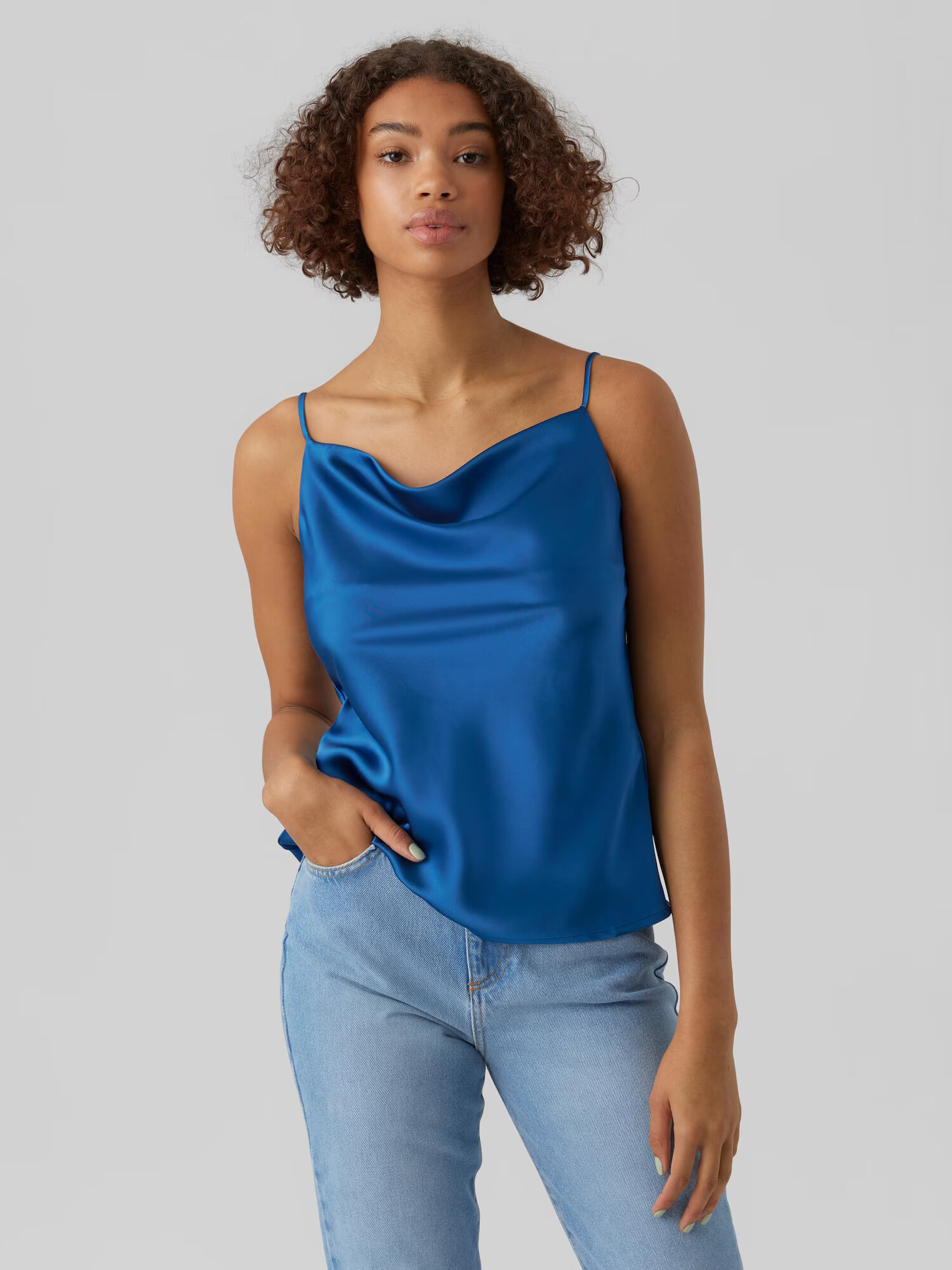 VERO MODA Top 'SALLY' modra - Pepit.si