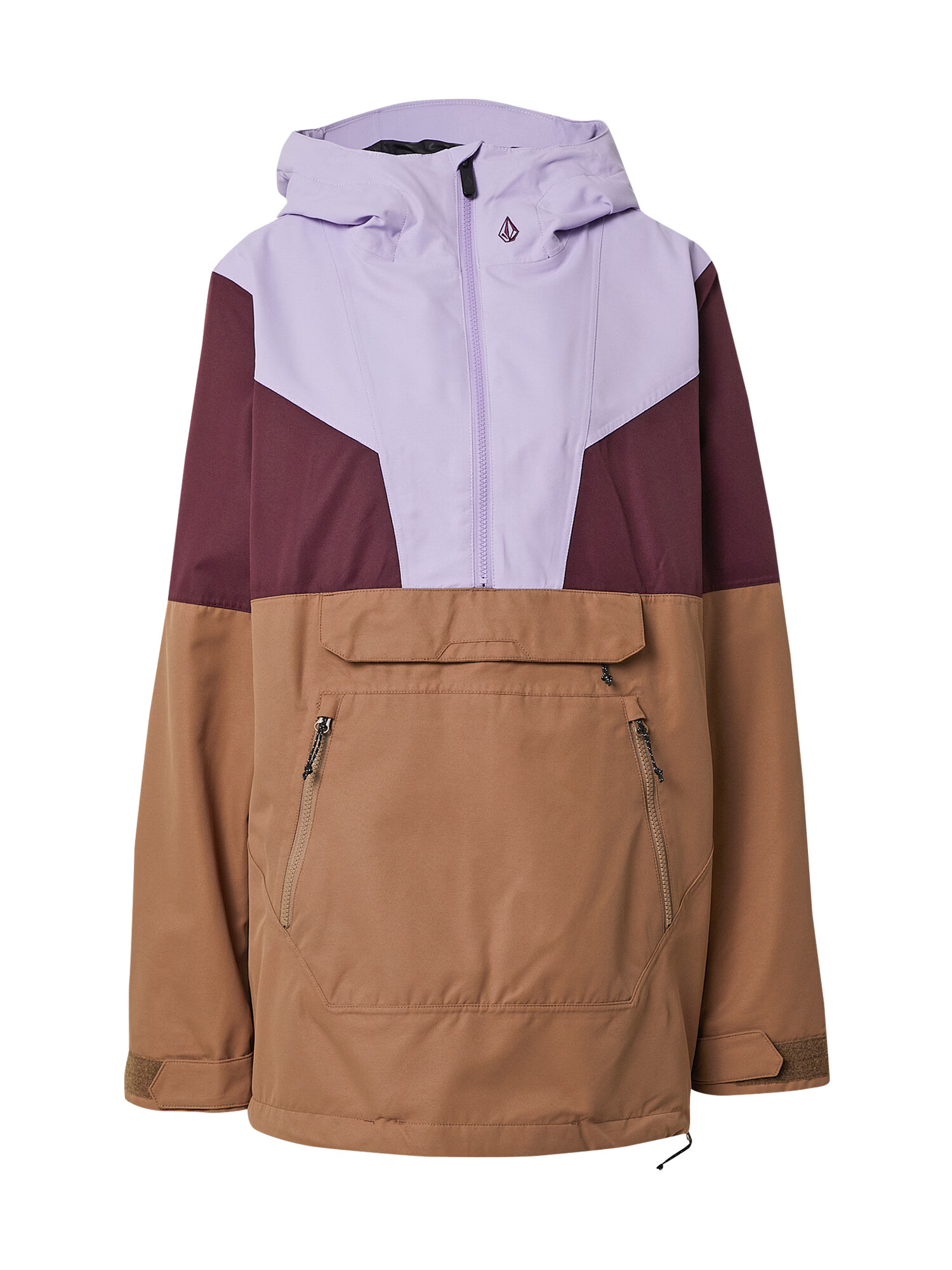 Volcom Zunanja jakna 'MIRROR' svetlo rjava / mauve / jagoda - Pepit.si