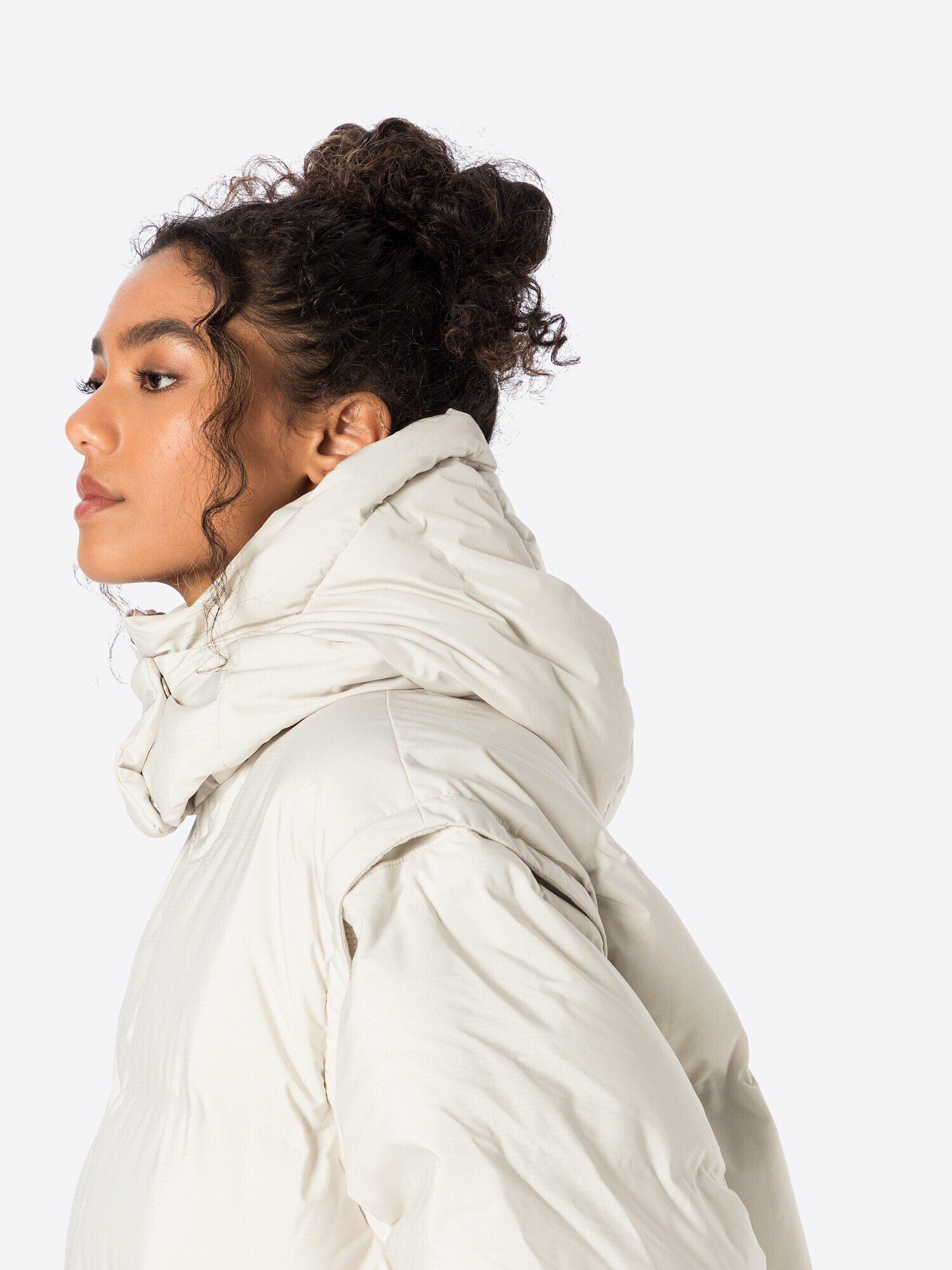 WEEKDAY Zimska jakna 'Air Puffer Jacket' bela - Pepit.si