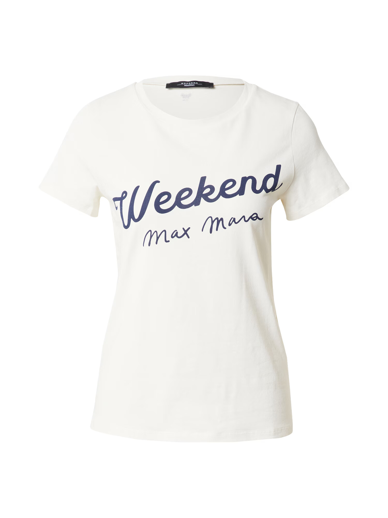 Weekend Max Mara Majica 'CACAO' kremna / marine - Pepit.si