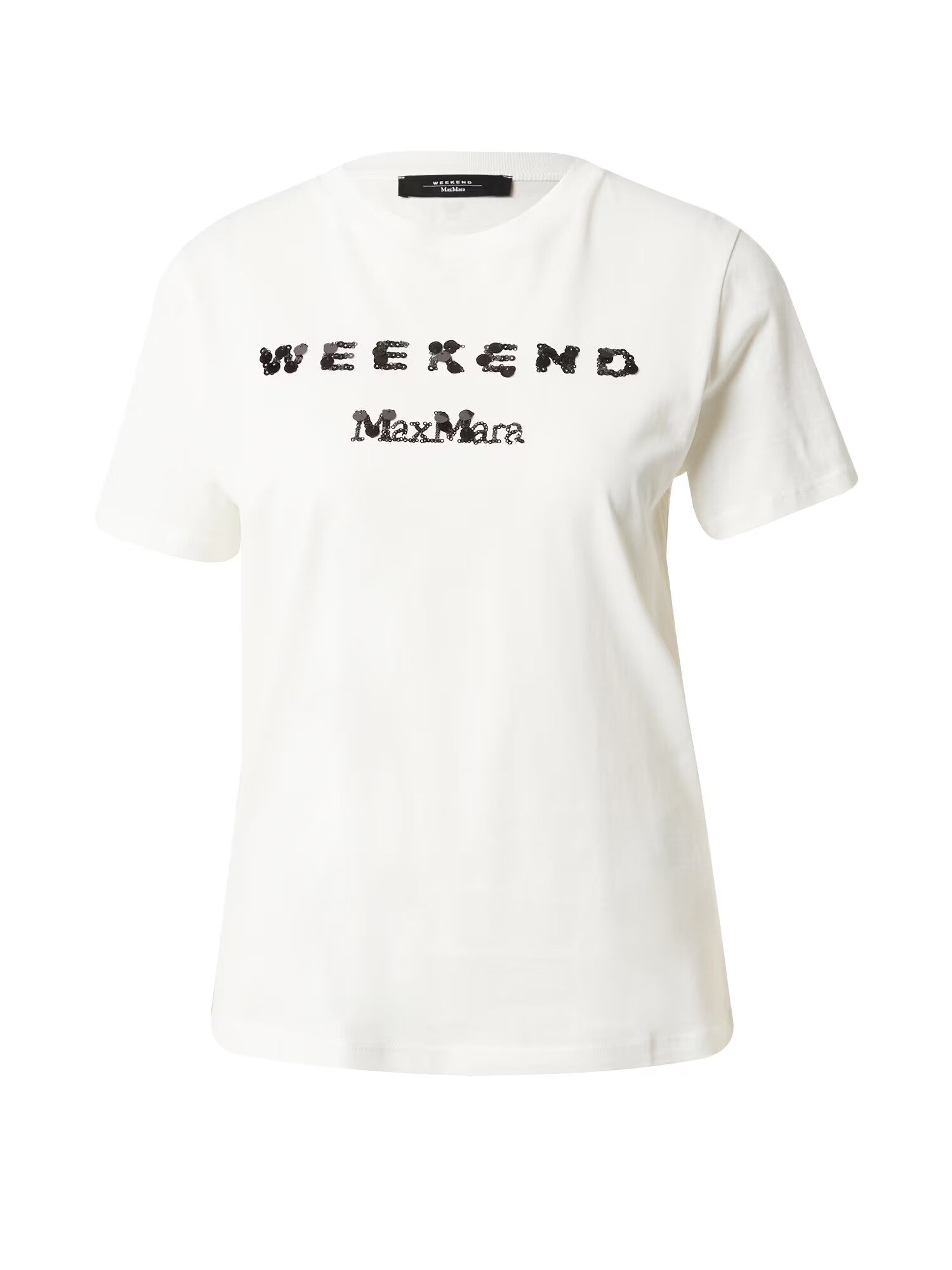 Weekend Max Mara Majica 'TALENTO' črna / bela - Pepit.si