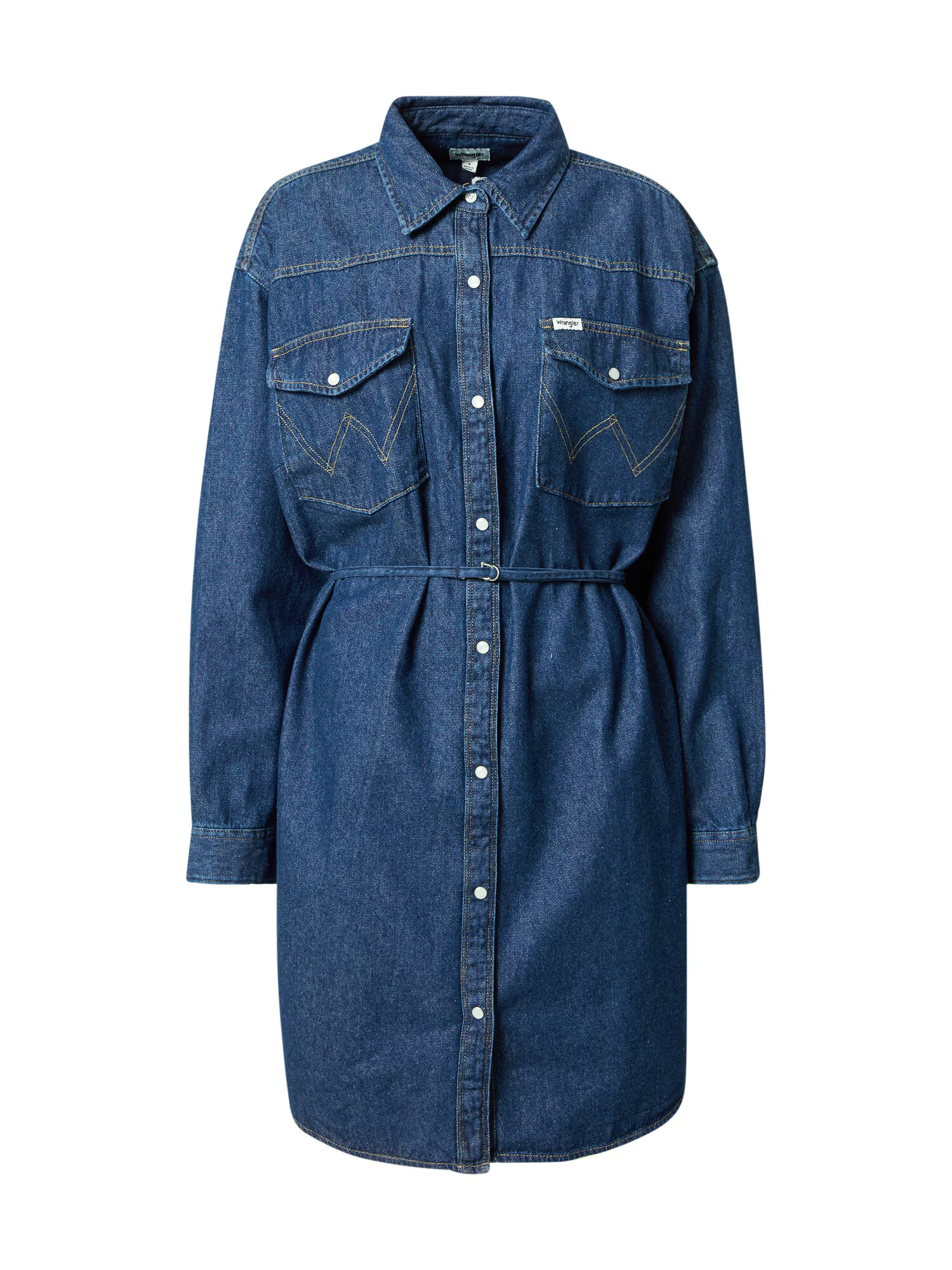 WRANGLER Dolga srajca 'Jumbo' moder denim - Pepit.si