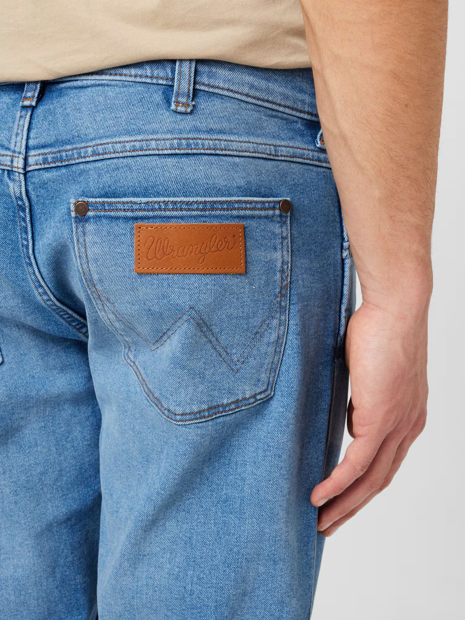 WRANGLER Kavbojke 'GREENSBORO' moder denim - Pepit.si