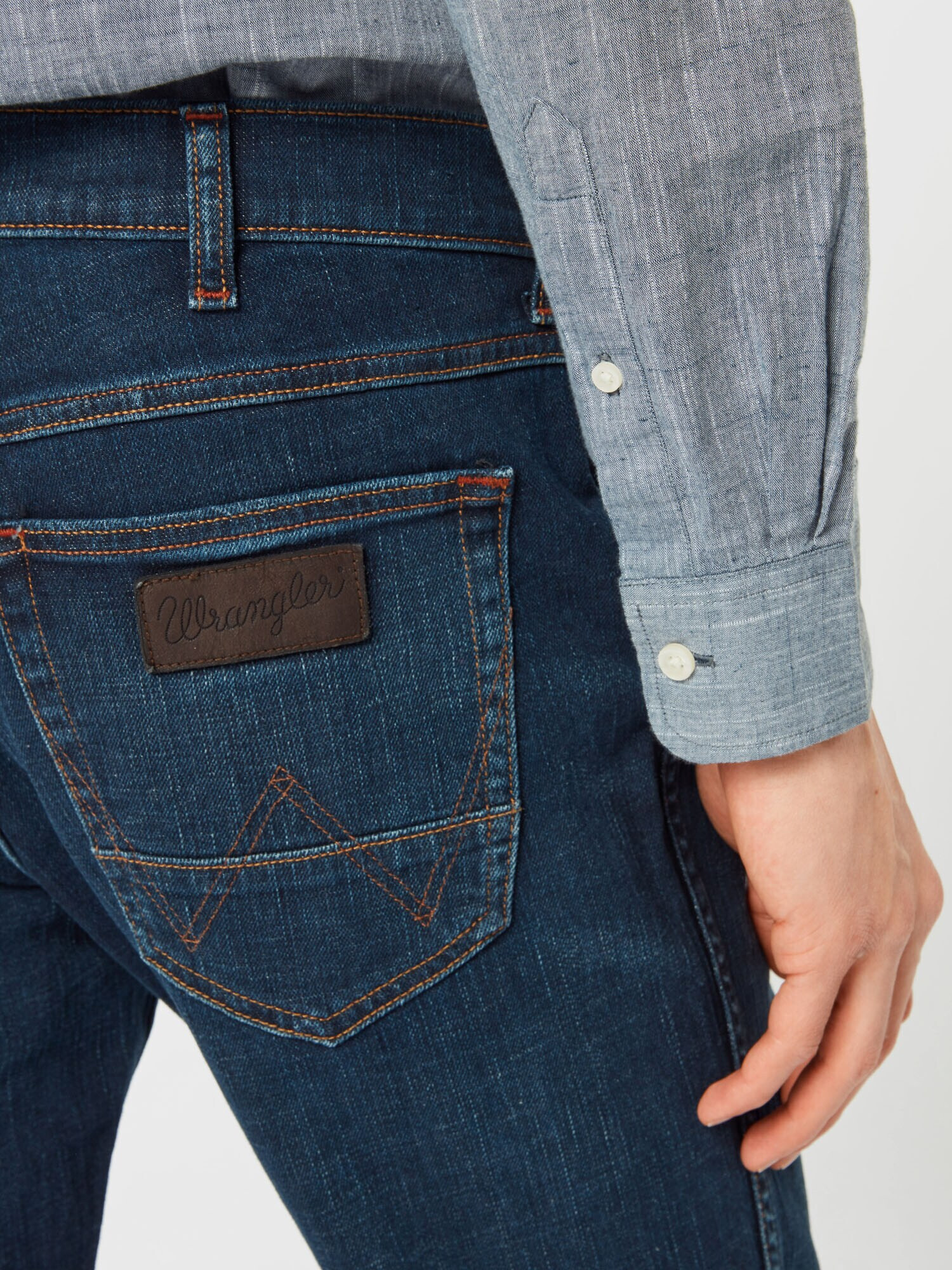 WRANGLER Kavbojke 'GREENSBORO' moder denim - Pepit.si