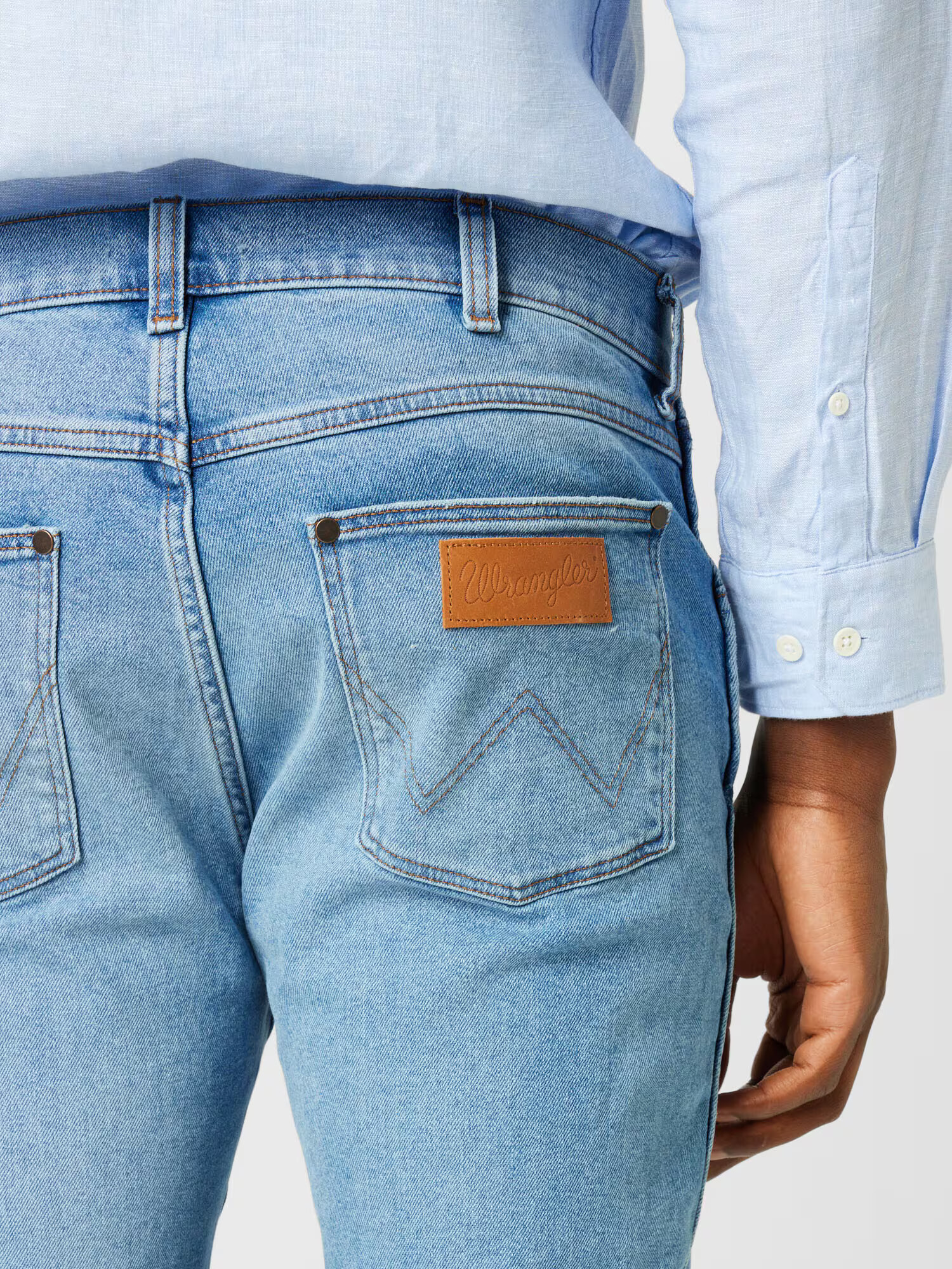 WRANGLER Kavbojke 'LARSTON' moder denim - Pepit.si