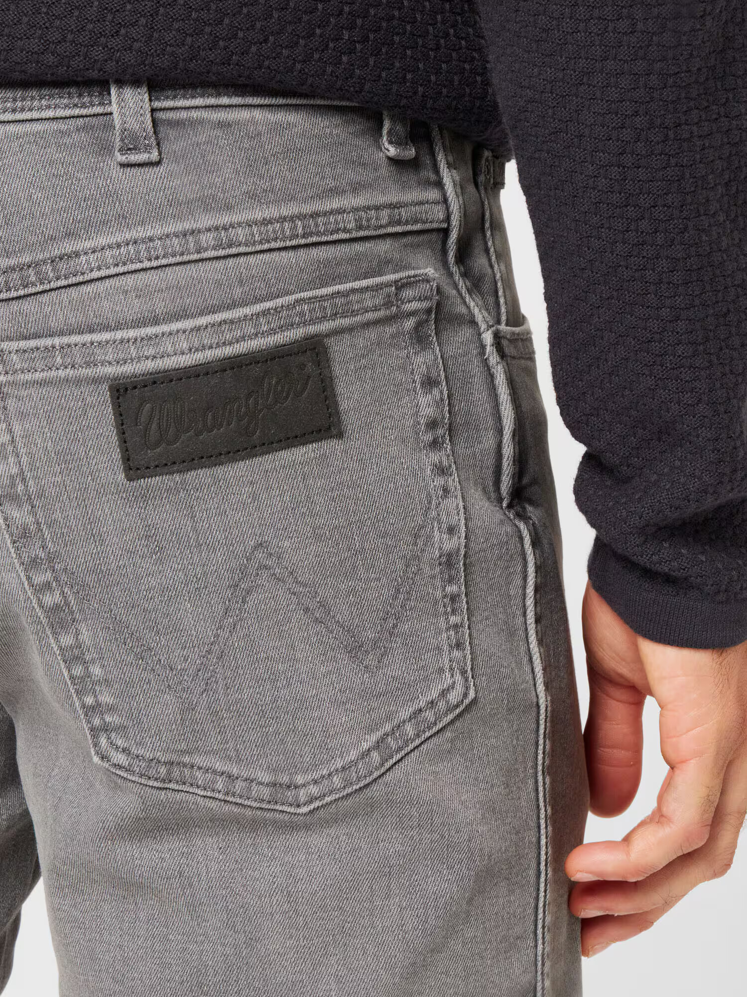 WRANGLER Kavbojke 'TEXAS' siv denim - Pepit.si