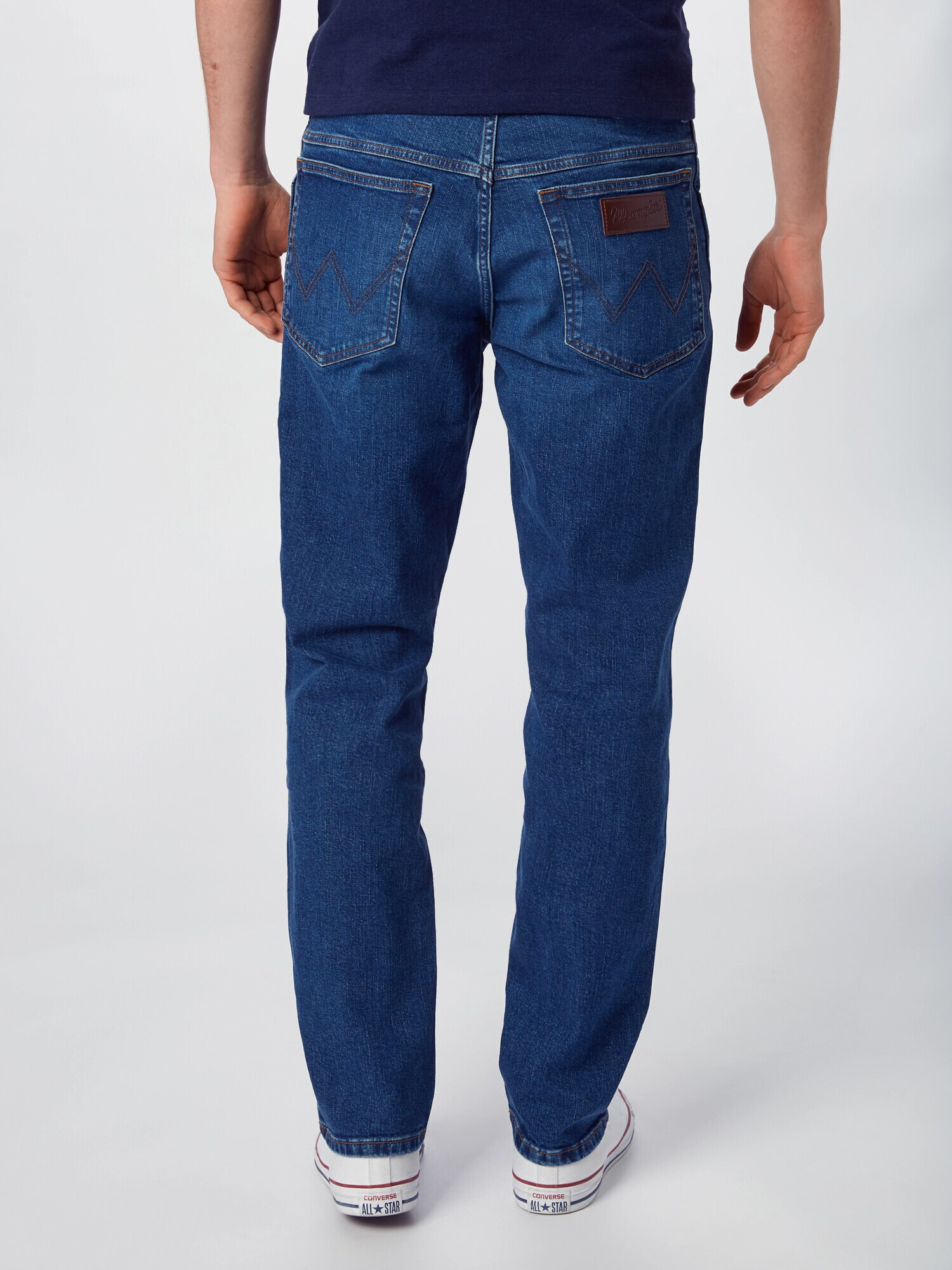 WRANGLER Kavbojke 'TEXAS SLIM' moder denim - Pepit.si