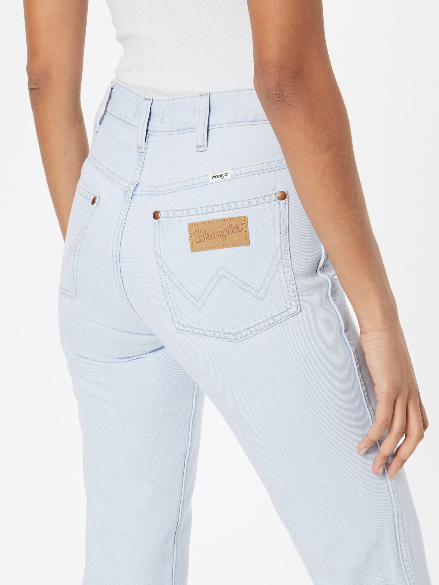 WRANGLER Kavbojke 'WILD WEST' moder denim - Pepit.si