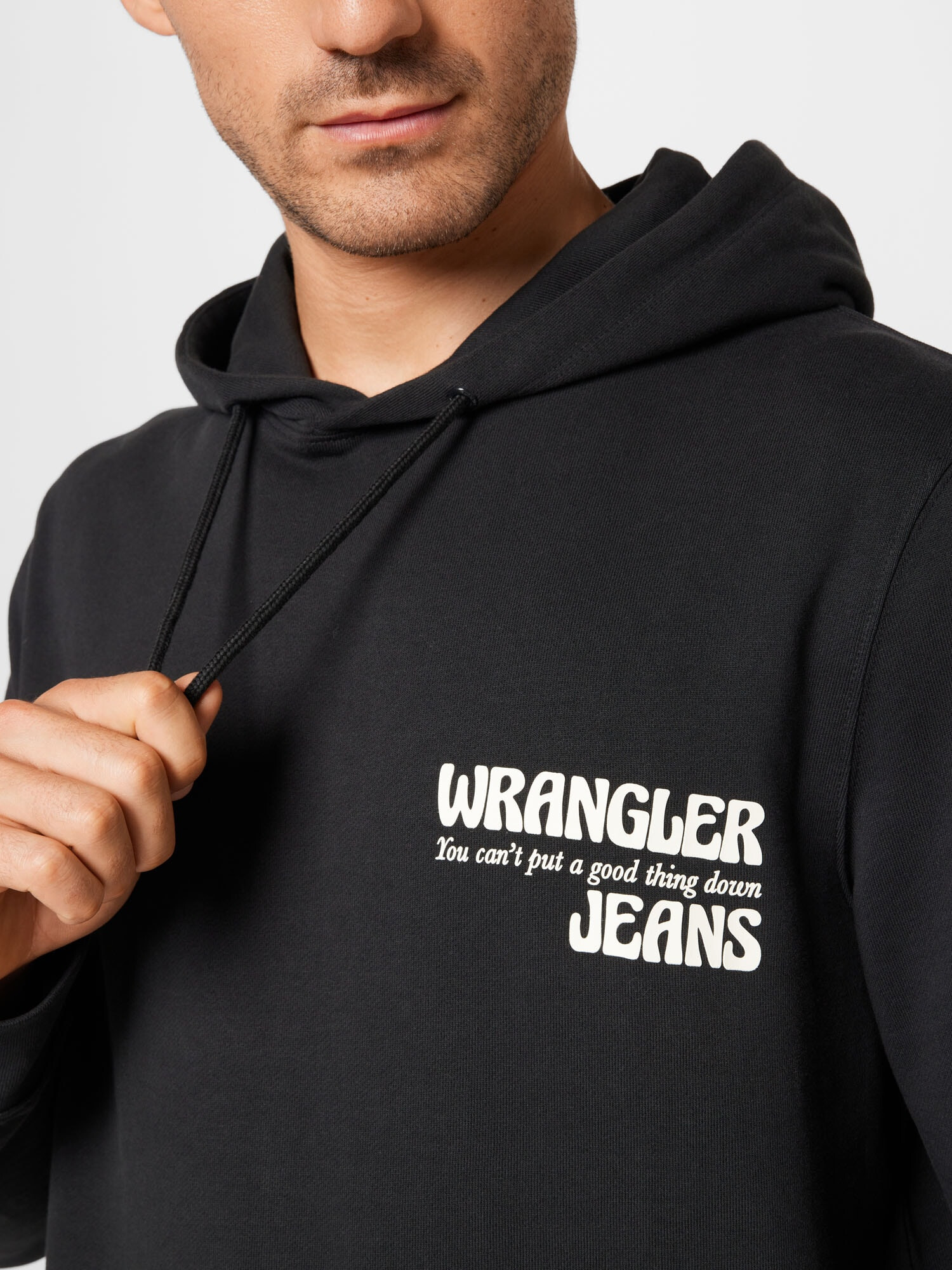 WRANGLER Majica črna / bela - Pepit.si