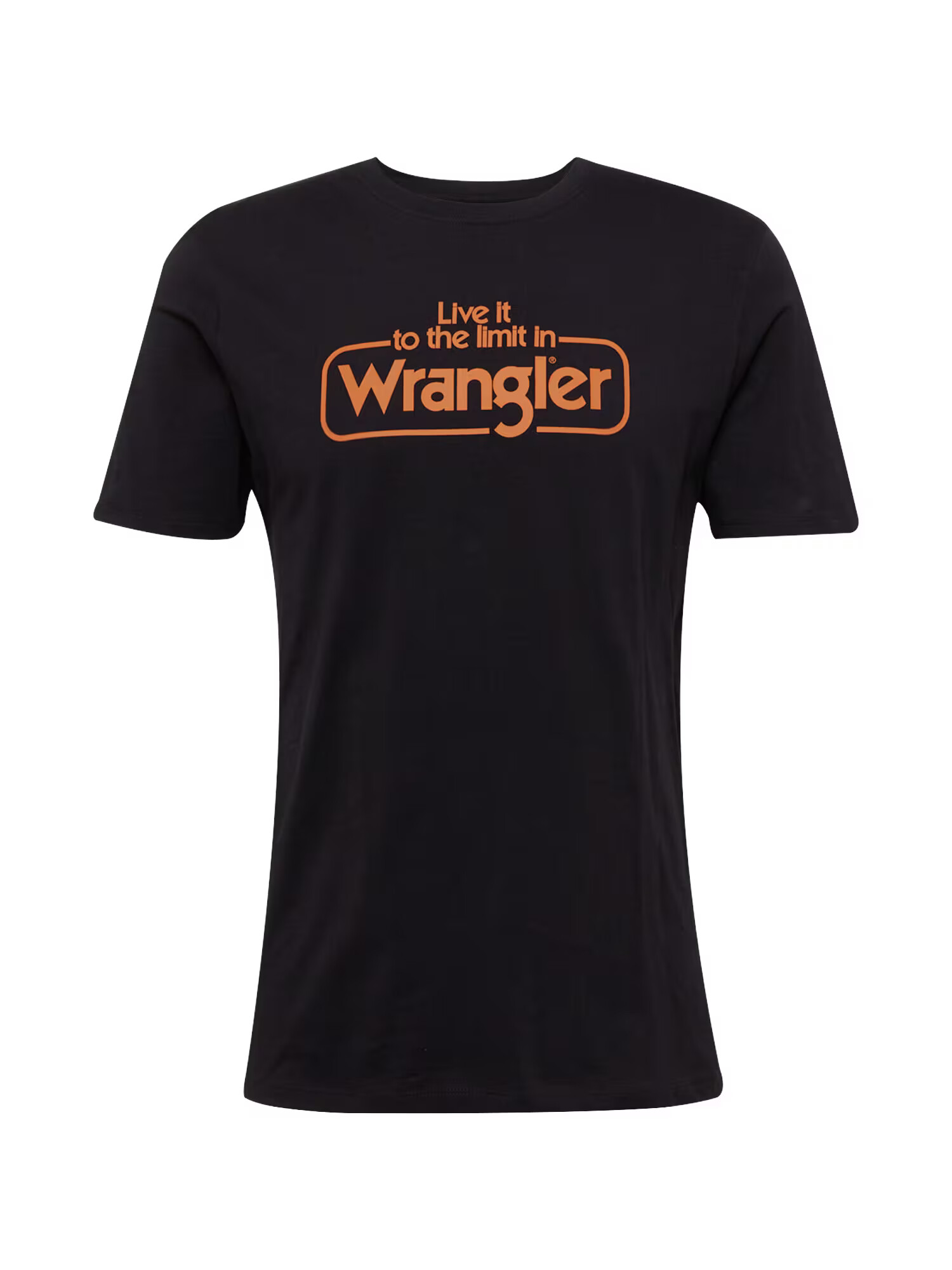 WRANGLER Majica oranžna / črna - Pepit.si