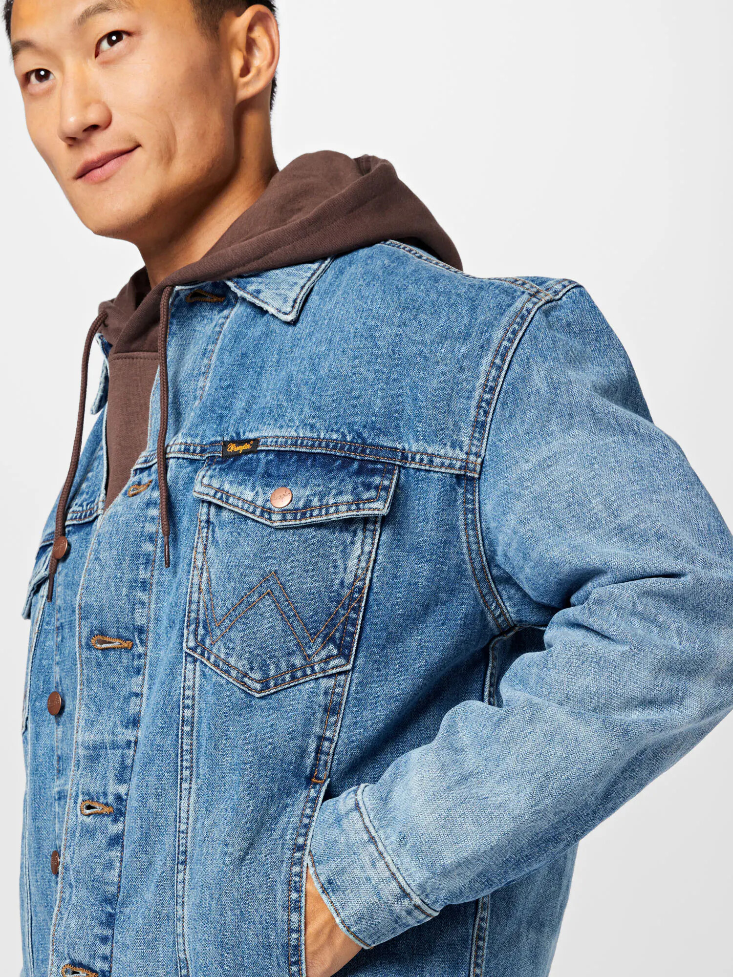 WRANGLER Prehodna jakna moder denim - Pepit.si