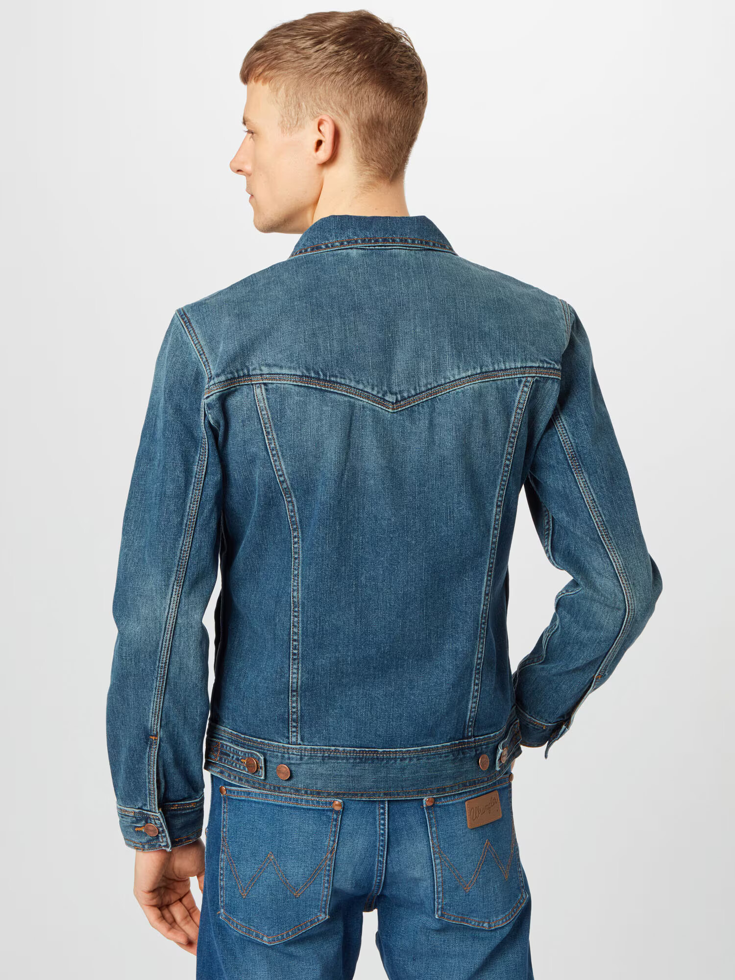 WRANGLER Prehodna jakna moder denim - Pepit.si