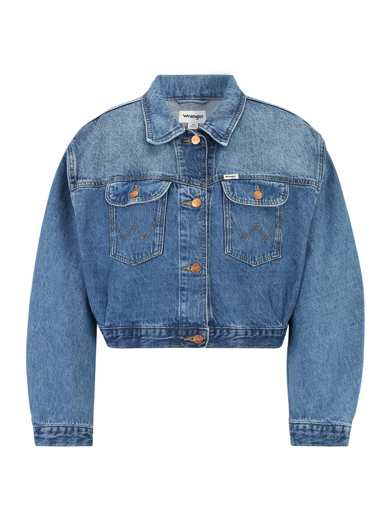 WRANGLER Prehodna jakna moder denim / svetlo modra - Pepit.si