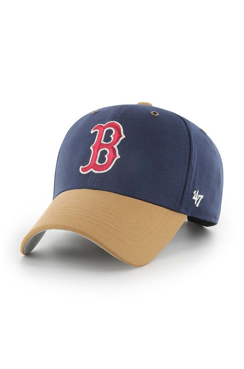 47brand Bombažna kapa Mlb Boston Red Sox - Pepit.si