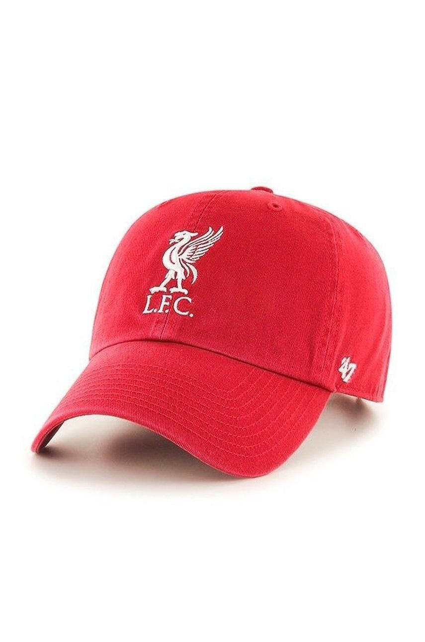 47brand Kapa Epl Liverpool Fc rdeča barva - Pepit.si