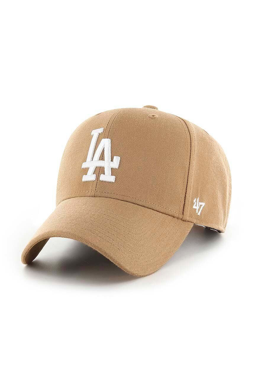 47brand Kapa iz mešanice volne Mlb Los Angeles Dodgers - Pepit.si