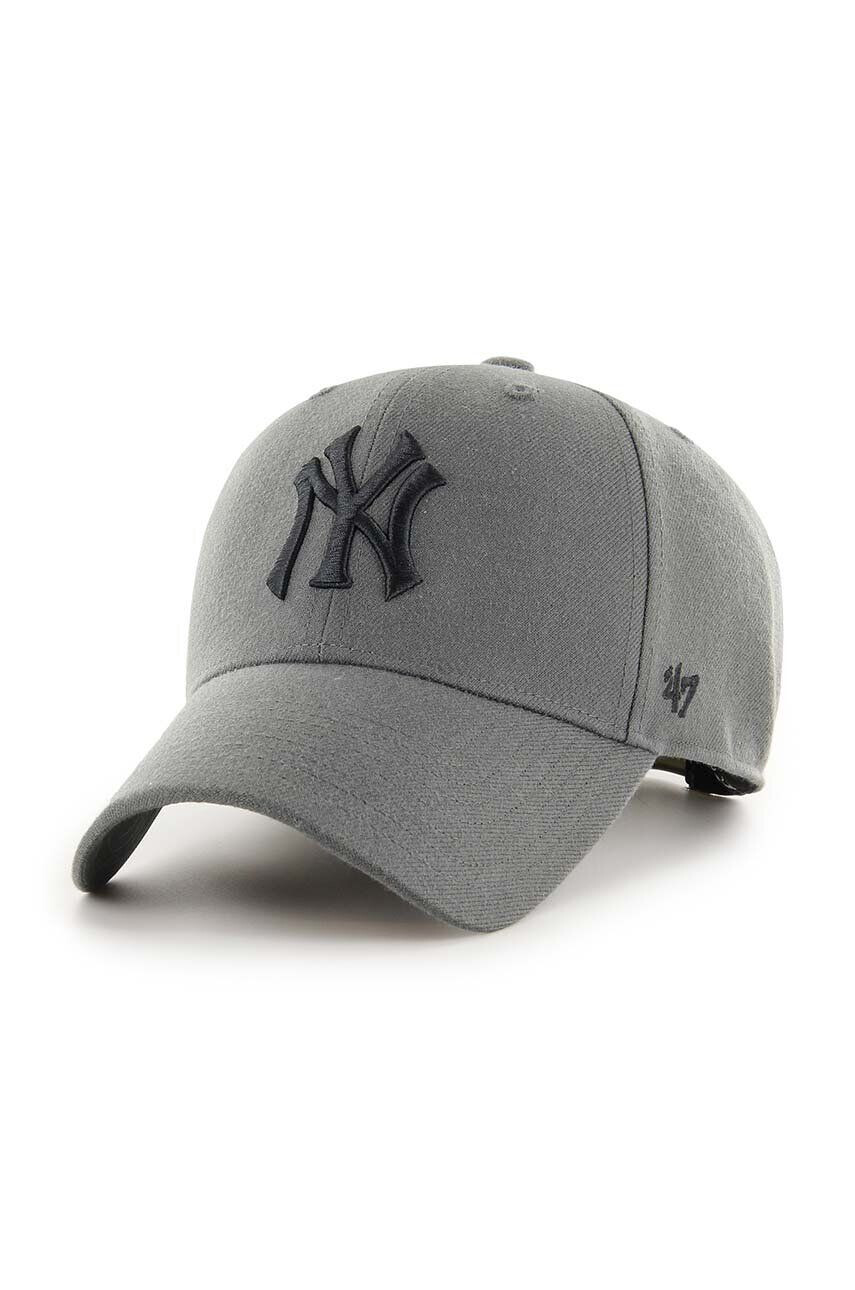 47brand Kapa iz mešanice volne MLB New York Yankees - Pepit.si