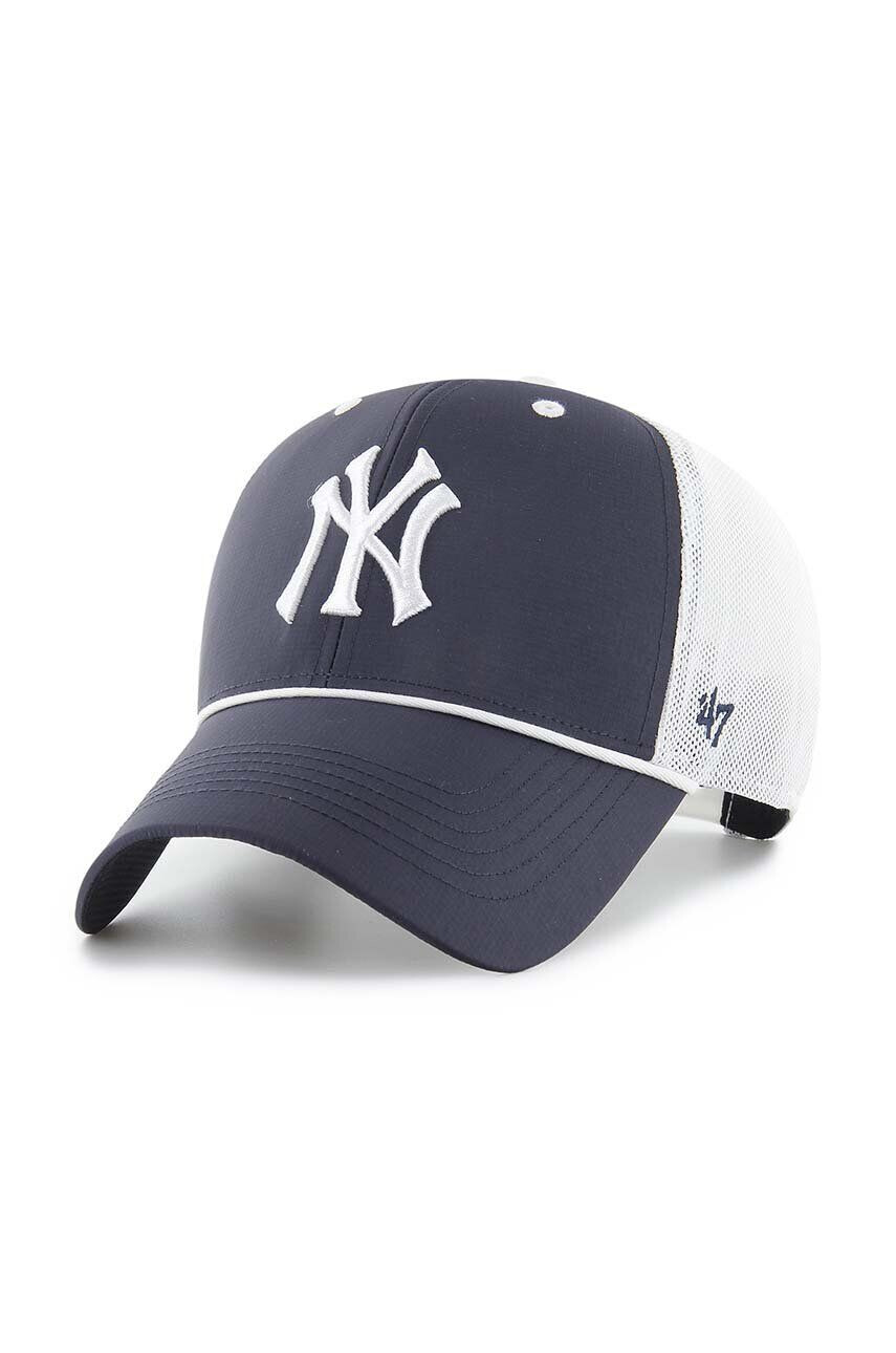 47brand Kapa s primesjo volne MLB New York Yankees mornarsko modra barva - Pepit.si