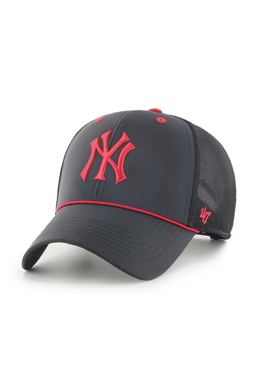 47brand Kapa s šiltom MLB New York Yankees črna barva - Pepit.si