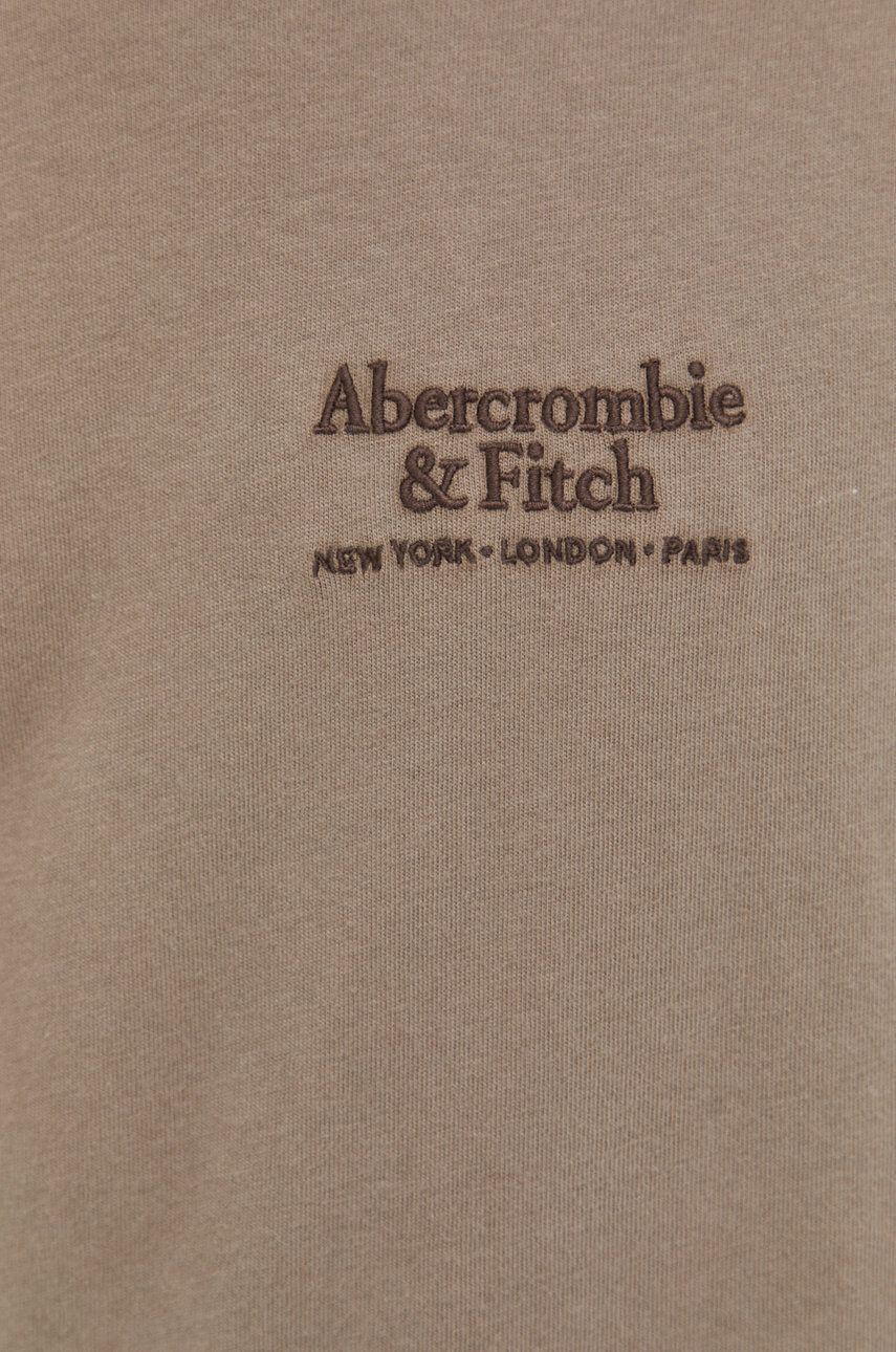 Abercrombie & Fitch Bombažna kratka majica 3 Pack mornarsko modra barva - Pepit.si