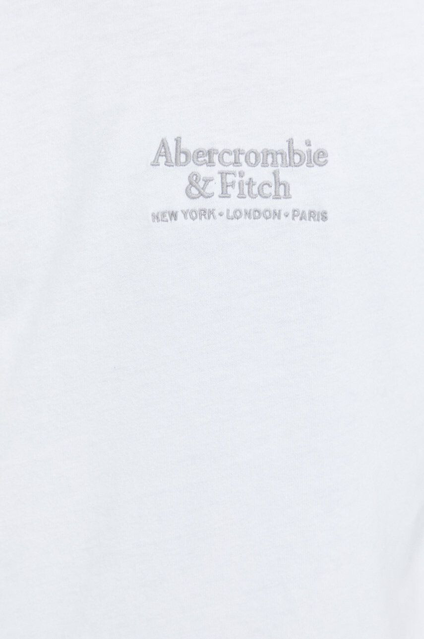 Abercrombie & Fitch Bombažna kratka majica 3 Pack mornarsko modra barva - Pepit.si