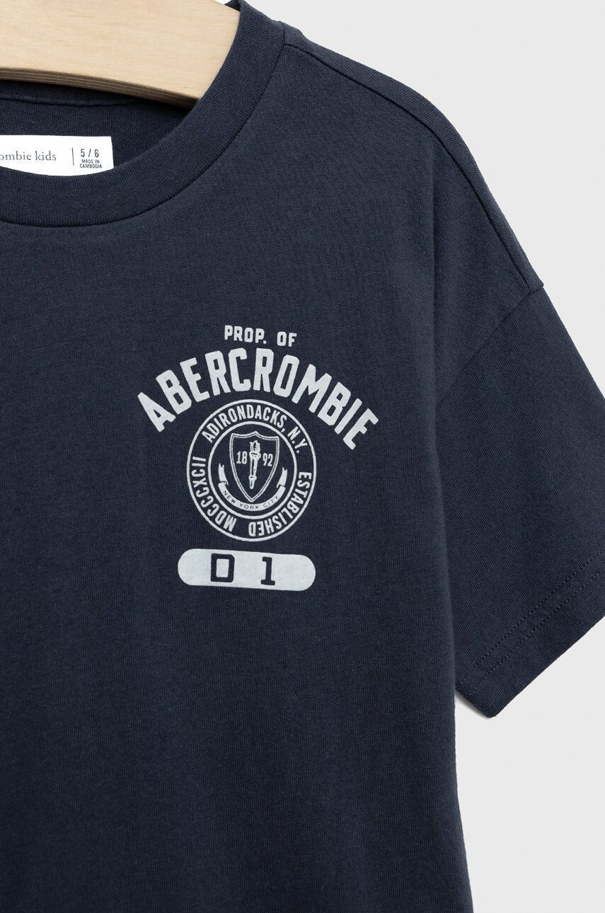 Abercrombie & Fitch Otroška bombažna kratka majica - Pepit.si