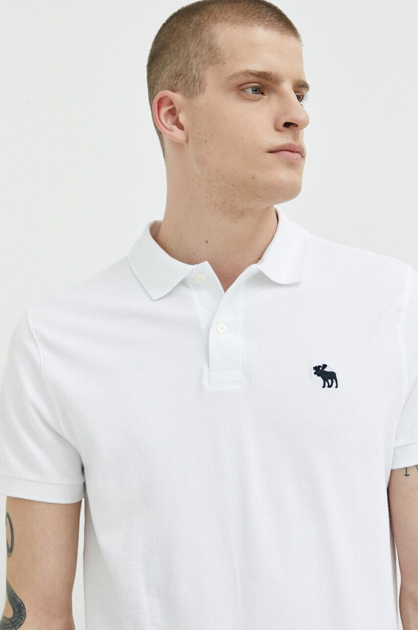 Abercrombie & Fitch Polo 3-pack moški siva barva - Pepit.si