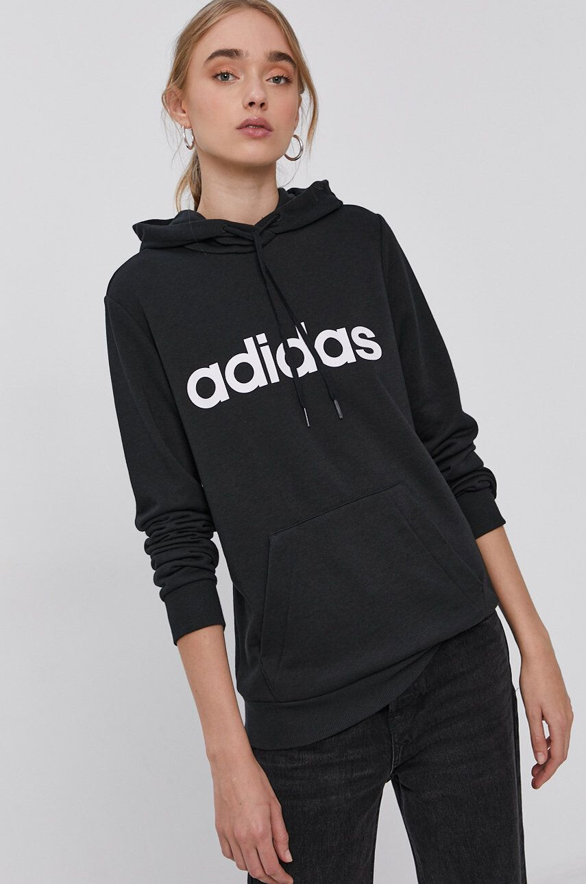 adidas Bluza ženska črna barva - Pepit.si