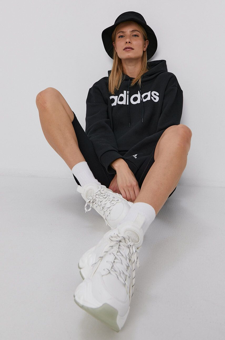 adidas Bluza ženska črna barva - Pepit.si