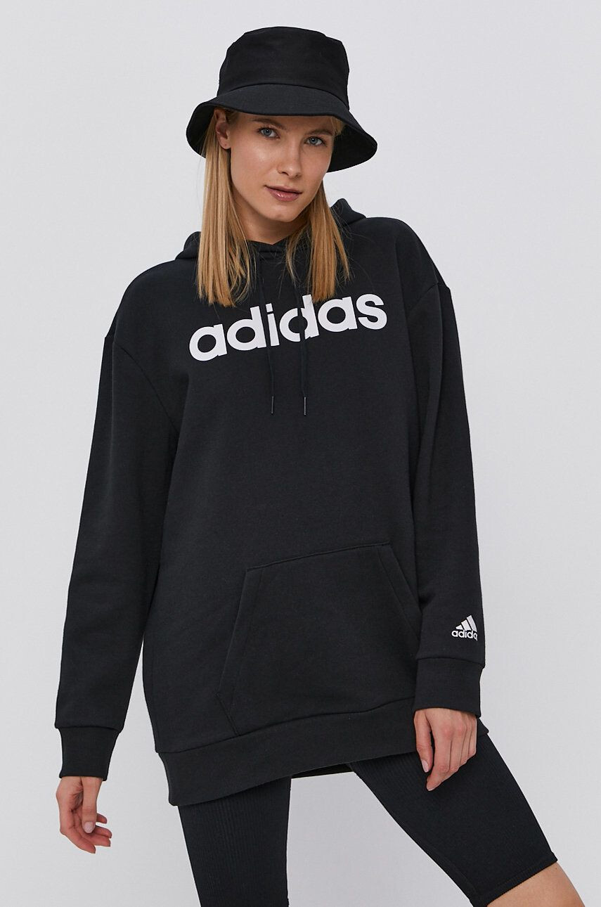 adidas Bluza ženska črna barva - Pepit.si