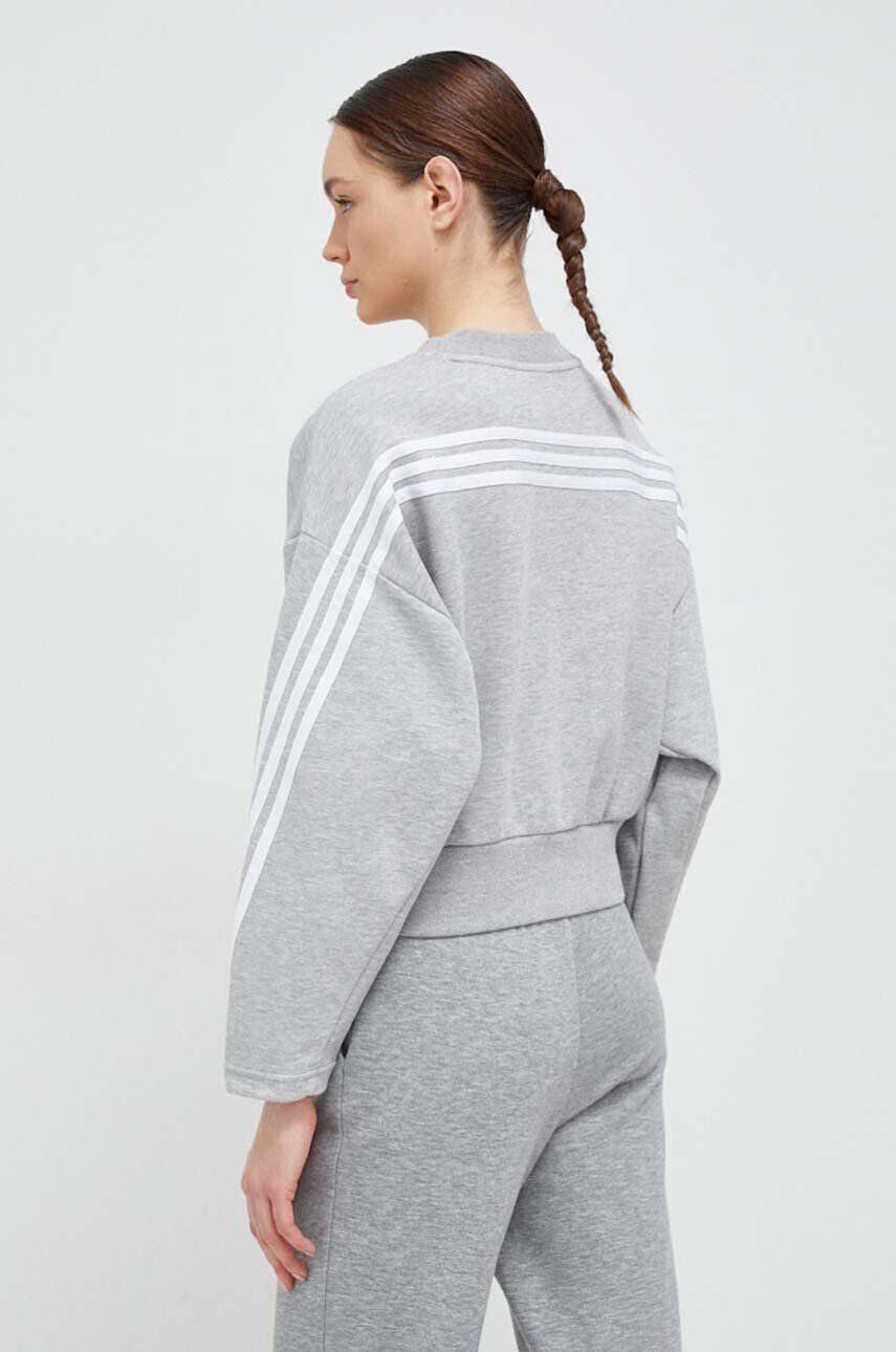 adidas Bluza ženska siva barva - Pepit.si