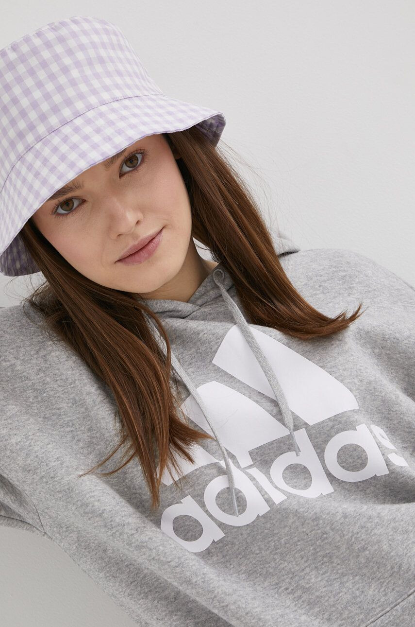 adidas Bluza ženska siva barva - Pepit.si