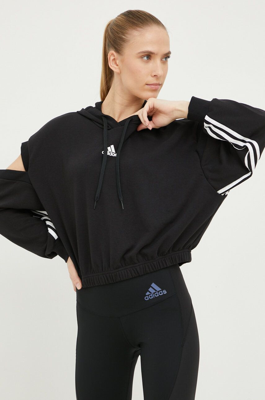 adidas Bluza ženska črna barva - Pepit.si