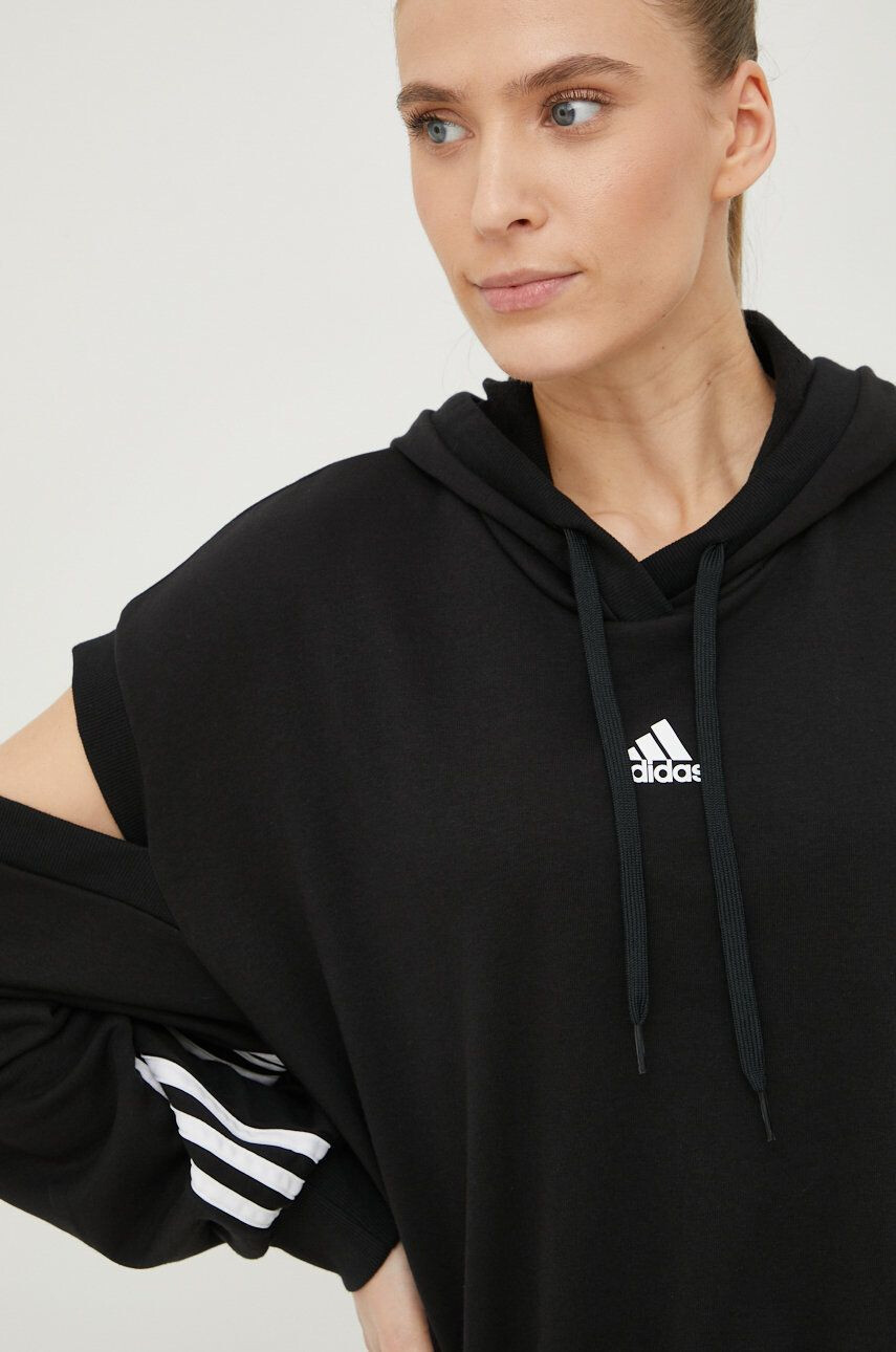 adidas Bluza ženska črna barva - Pepit.si