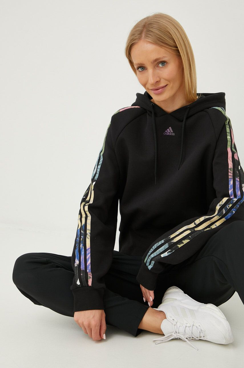 adidas Bluza ženska črna barva - Pepit.si