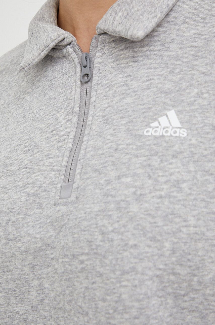 adidas Bluza ženska siva barva - Pepit.si