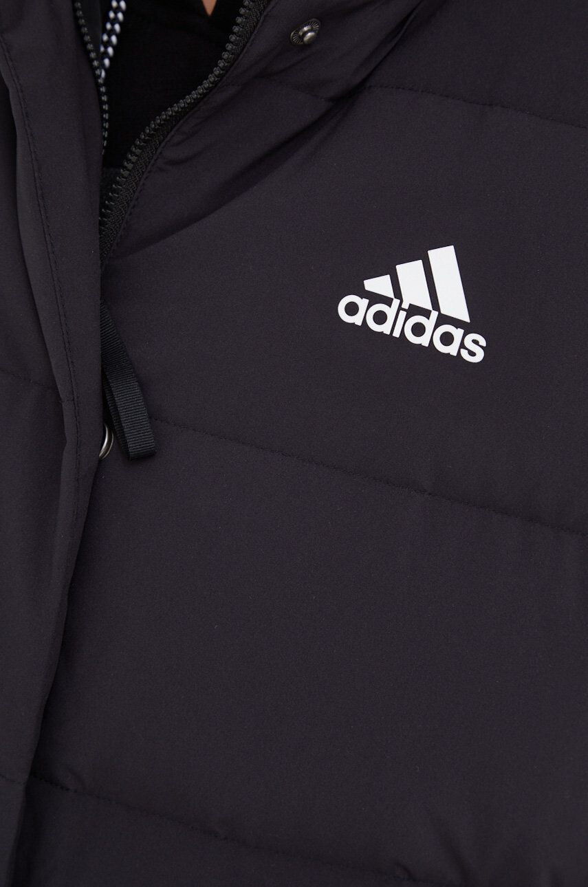 adidas Brezrokavnik s puhom ženski črna barva - Pepit.si