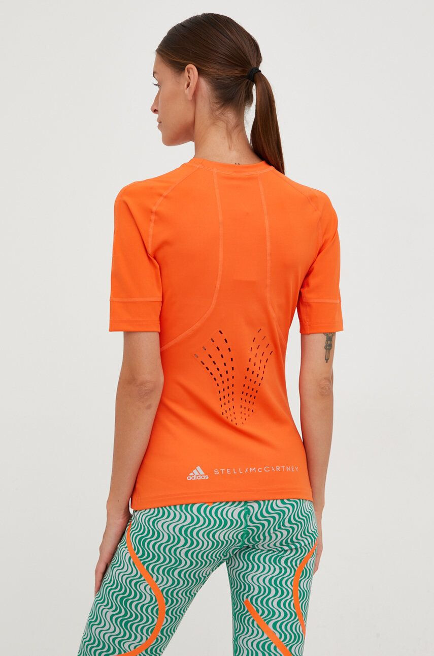 adidas by Stella McCartney Kratka majica za vadbo Truepurpose oranžna barva - Pepit.si