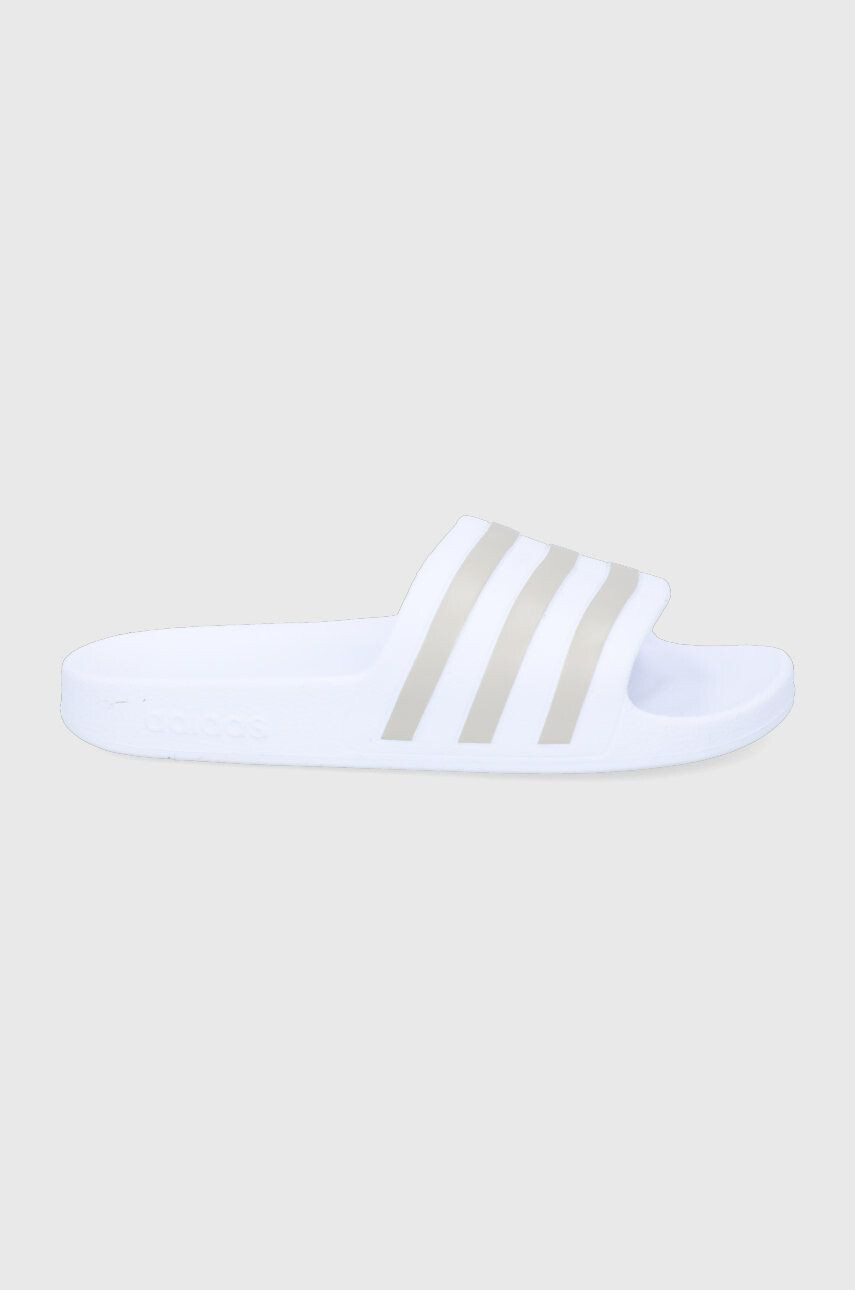 adidas Natikači Adilette ženski bela barva - Pepit.si