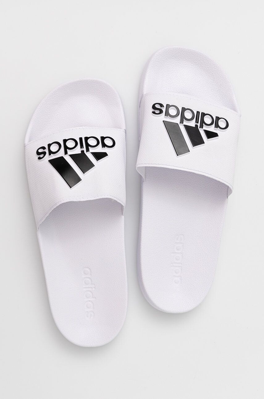 adidas Natikači Adilette ženski bela barva - Pepit.si