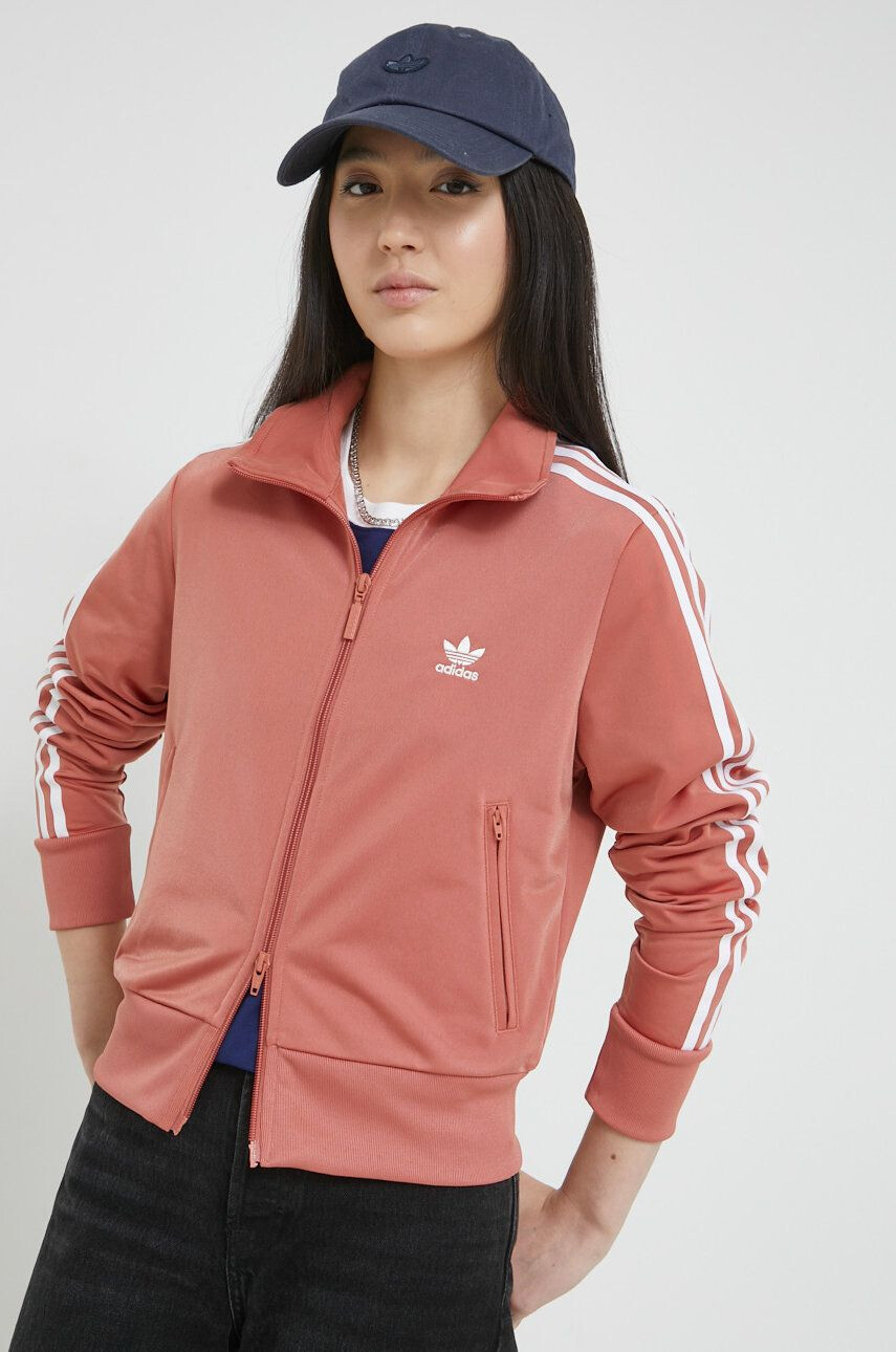 adidas Originals Bluza ženska oranžna barva - Pepit.si